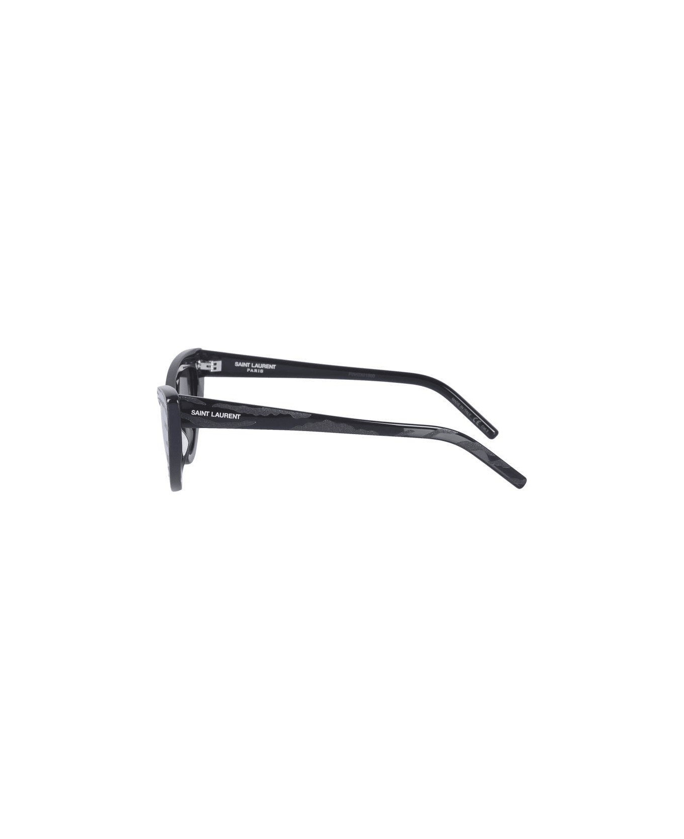 Saint Laurent Cat-eye Frame Sunglasses - BLACK サングラス