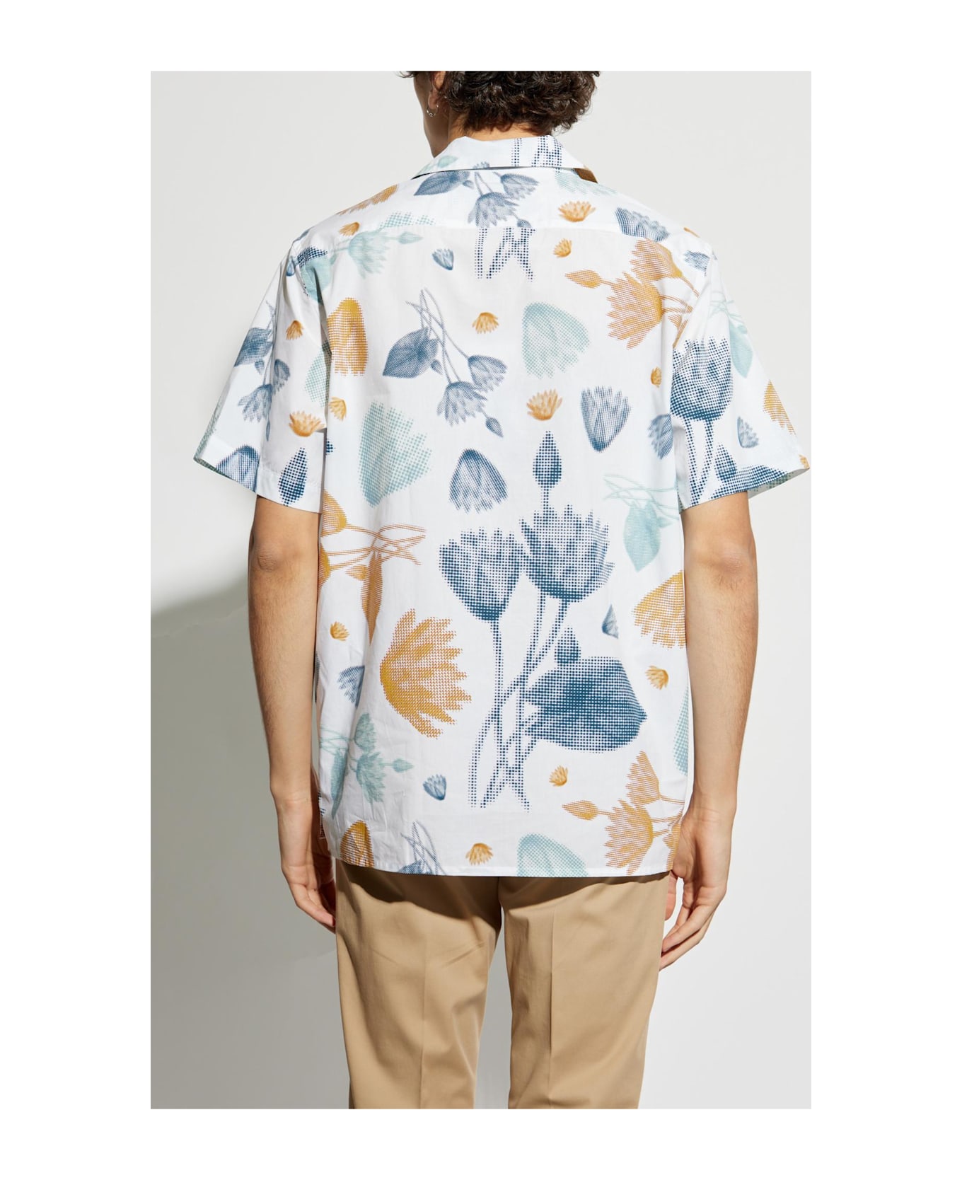 PS by Paul Smith Ps Paul Smith Polo With Patch - Blue