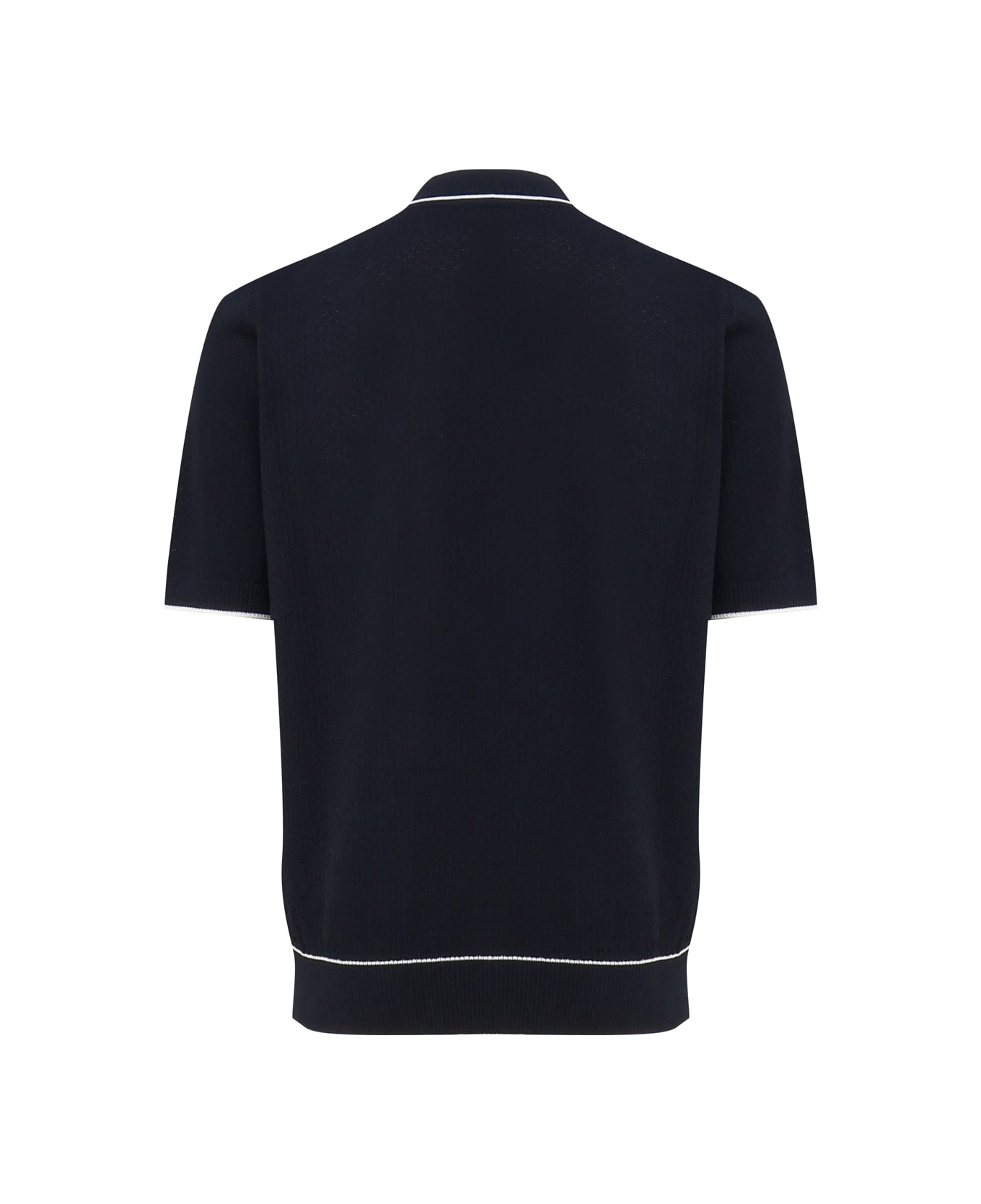 Eleventy Short-sleeved Polo Shirt - Blue ポロシャツ