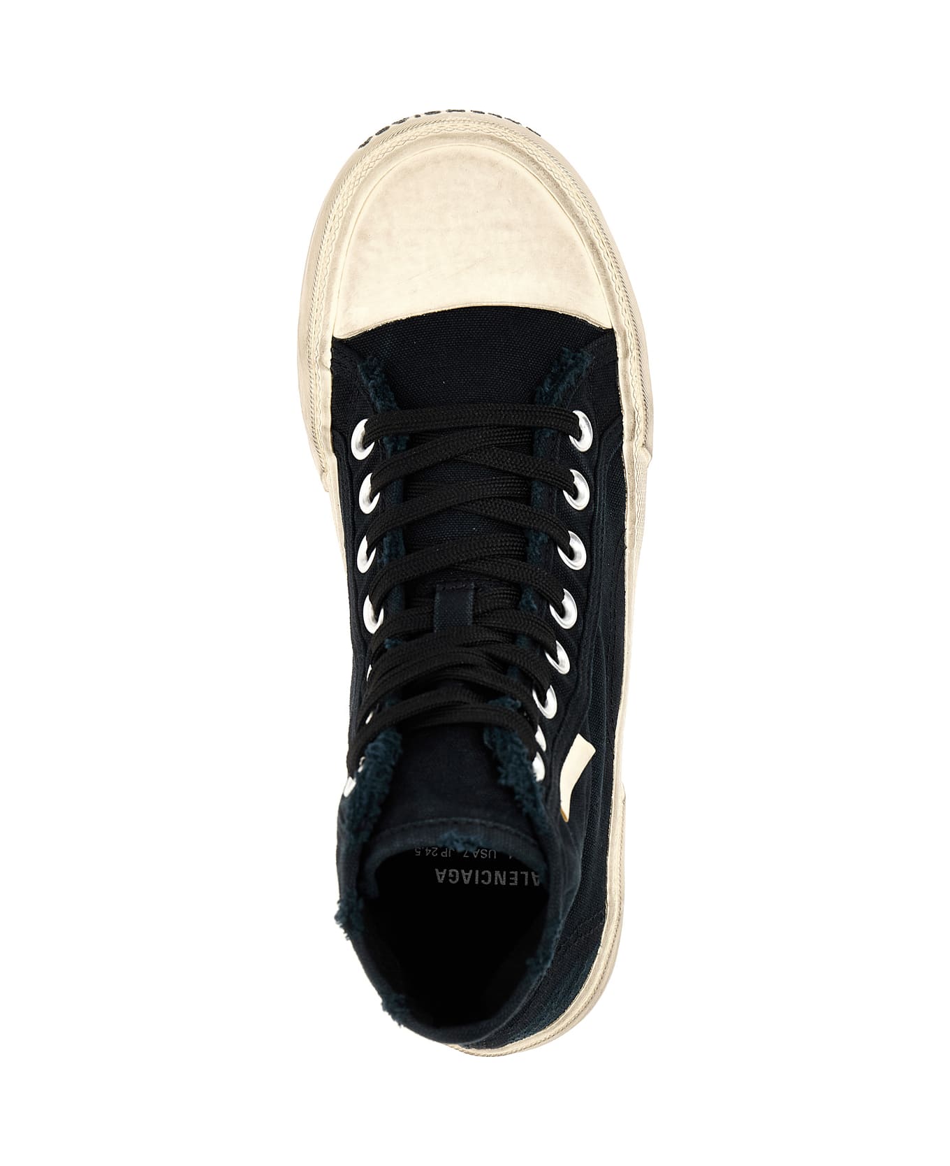 Balenciaga Paris High Top Sneakers - White/Black スニーカー