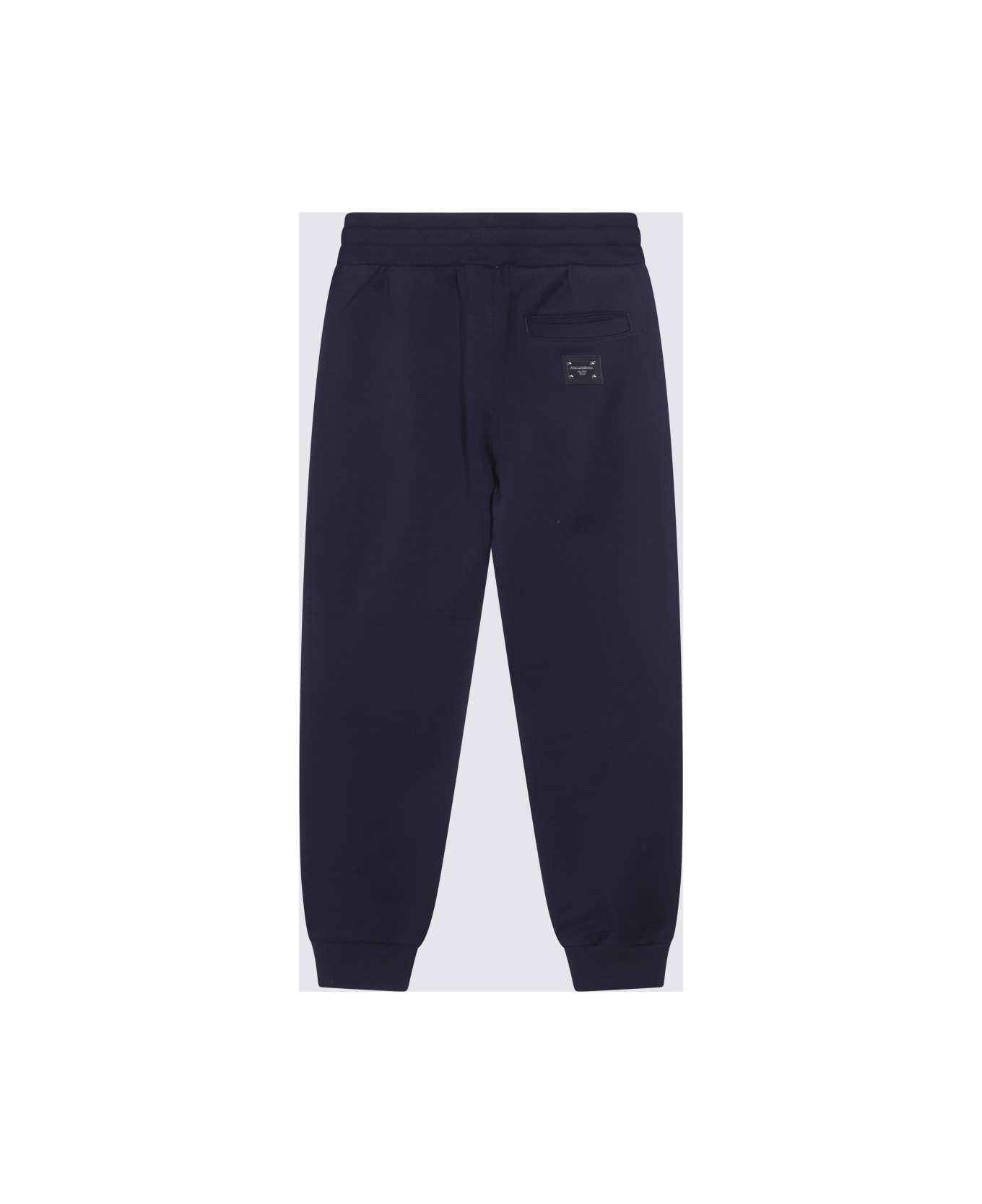 Dolce 
Gabbana Dark Navy Cotton Pants - Blue