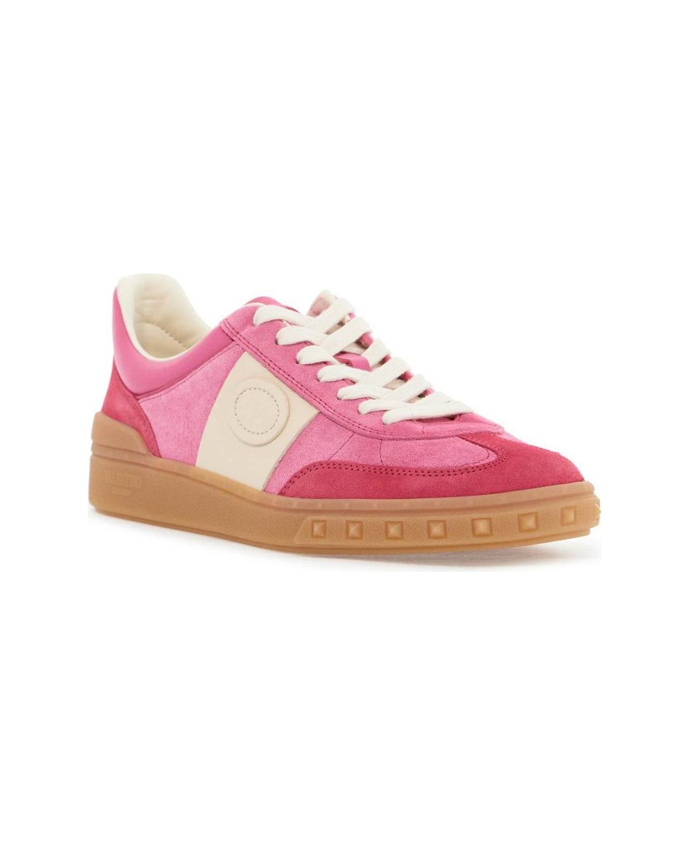 Valentino Garavani Upvillage Crosta Low-top Sneakers - Fuchsia