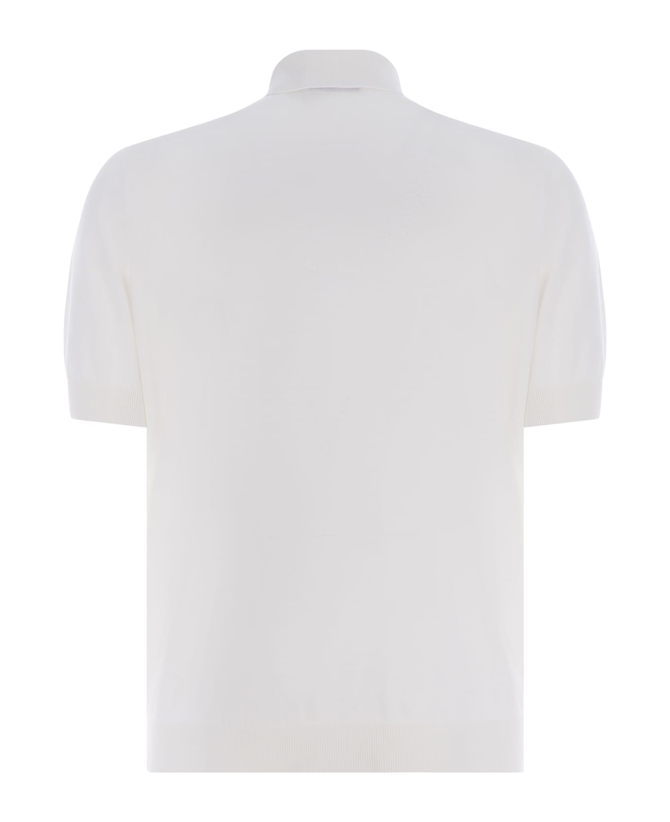 Filippo De Laurentiis Polo Shirt Filippo De Laurentis Made Of Cotton - Bianco ポロシャツ
