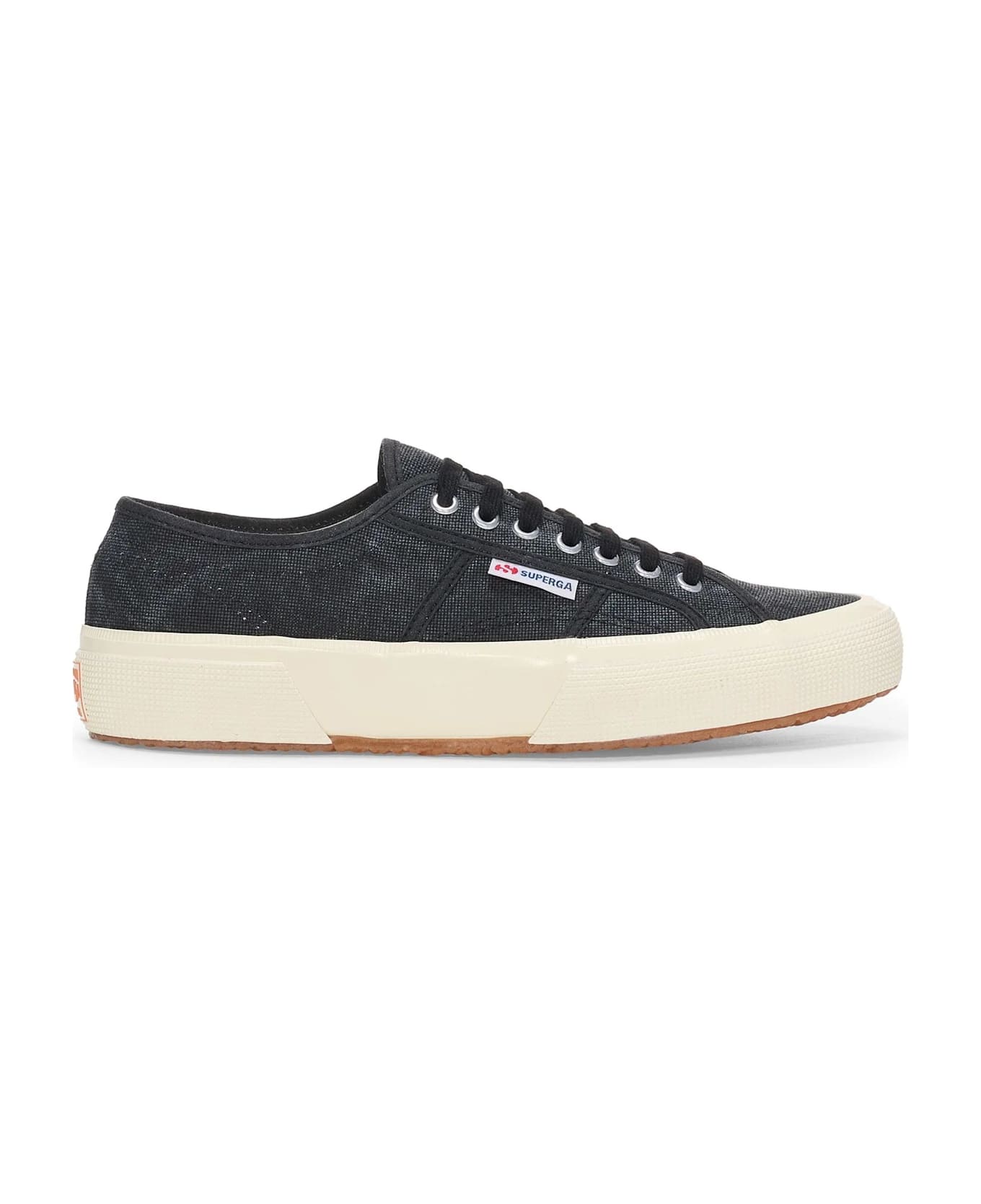 Superga 2750 Og Washed Cotton - Axp Black Washed Off White