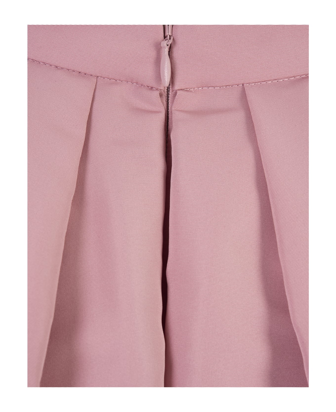 Alexander McQueen Light Pink Curled Midi Skirt - Pink