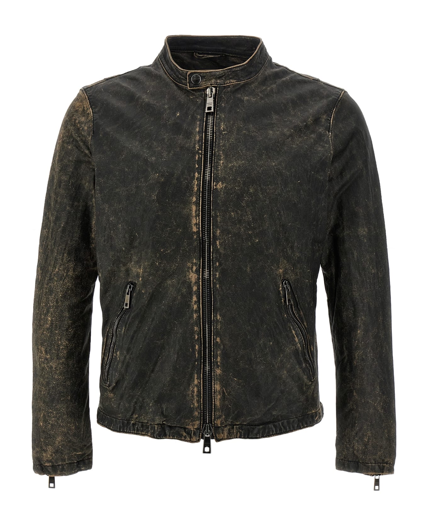 Giorgio Brato Vintage Leather Jacket - Brown