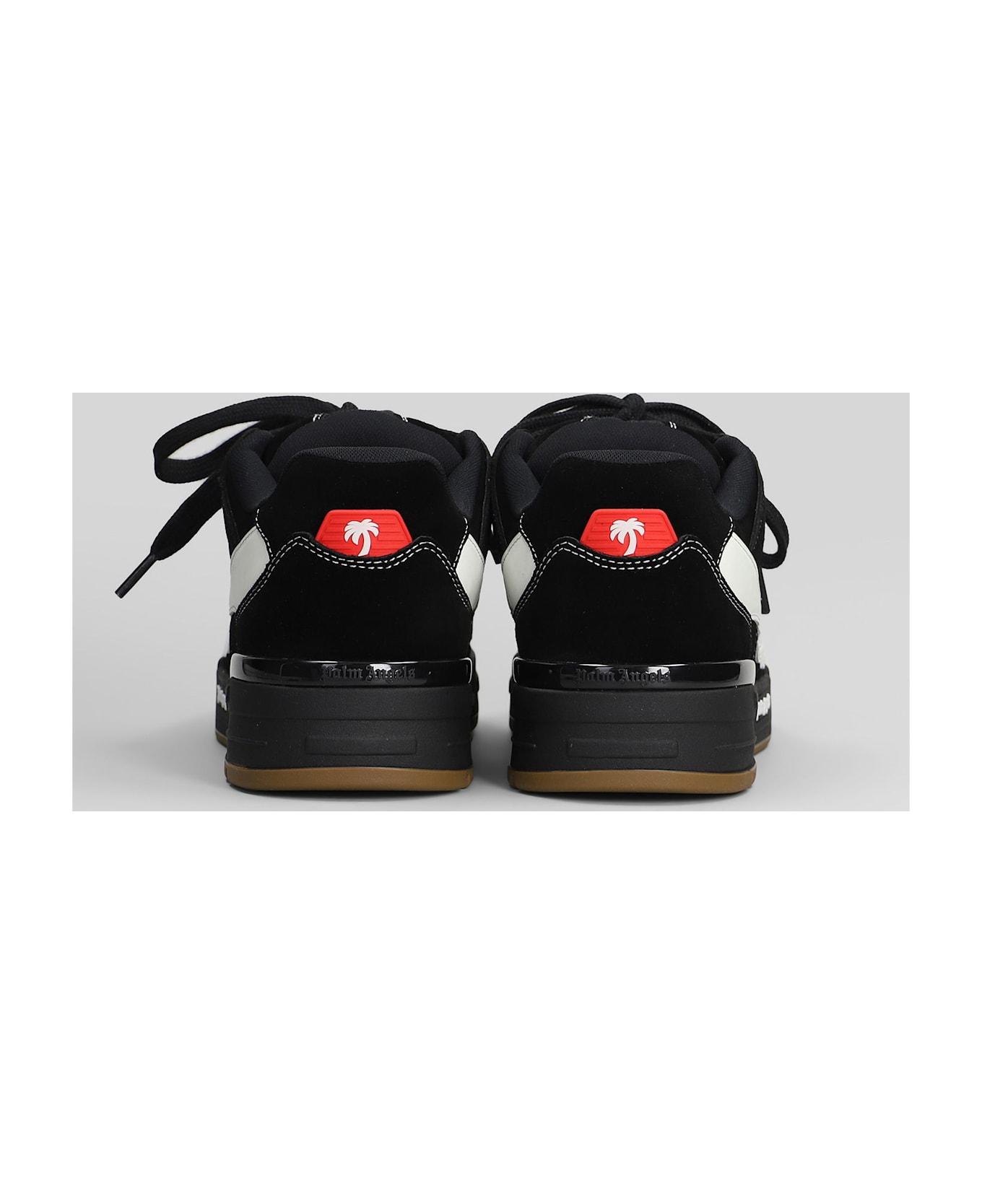 Palm Angels Venice Sneakers In Black Suede - black