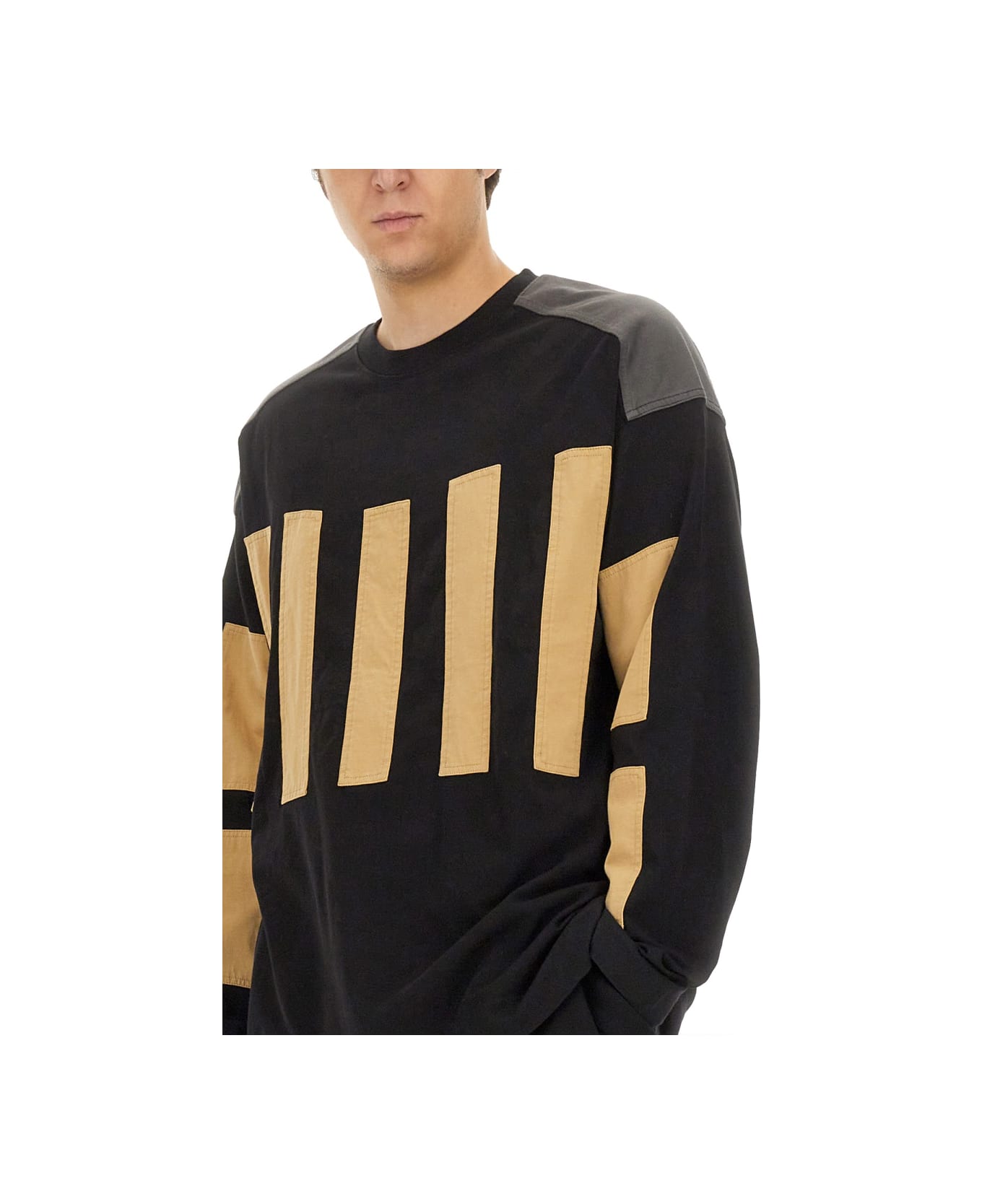 Dries Van Noten Cotton Sweatshirt - BLACK