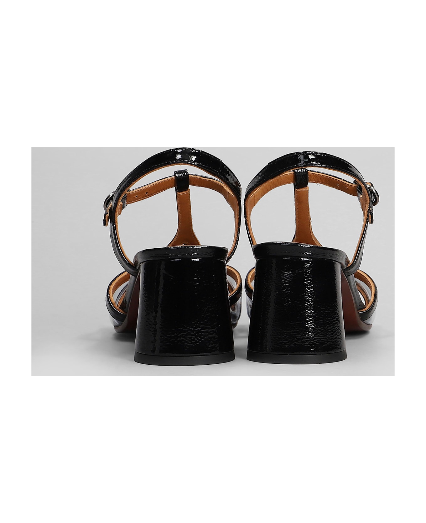 Chie Mihara Ryona Sandals In Black Leather - black