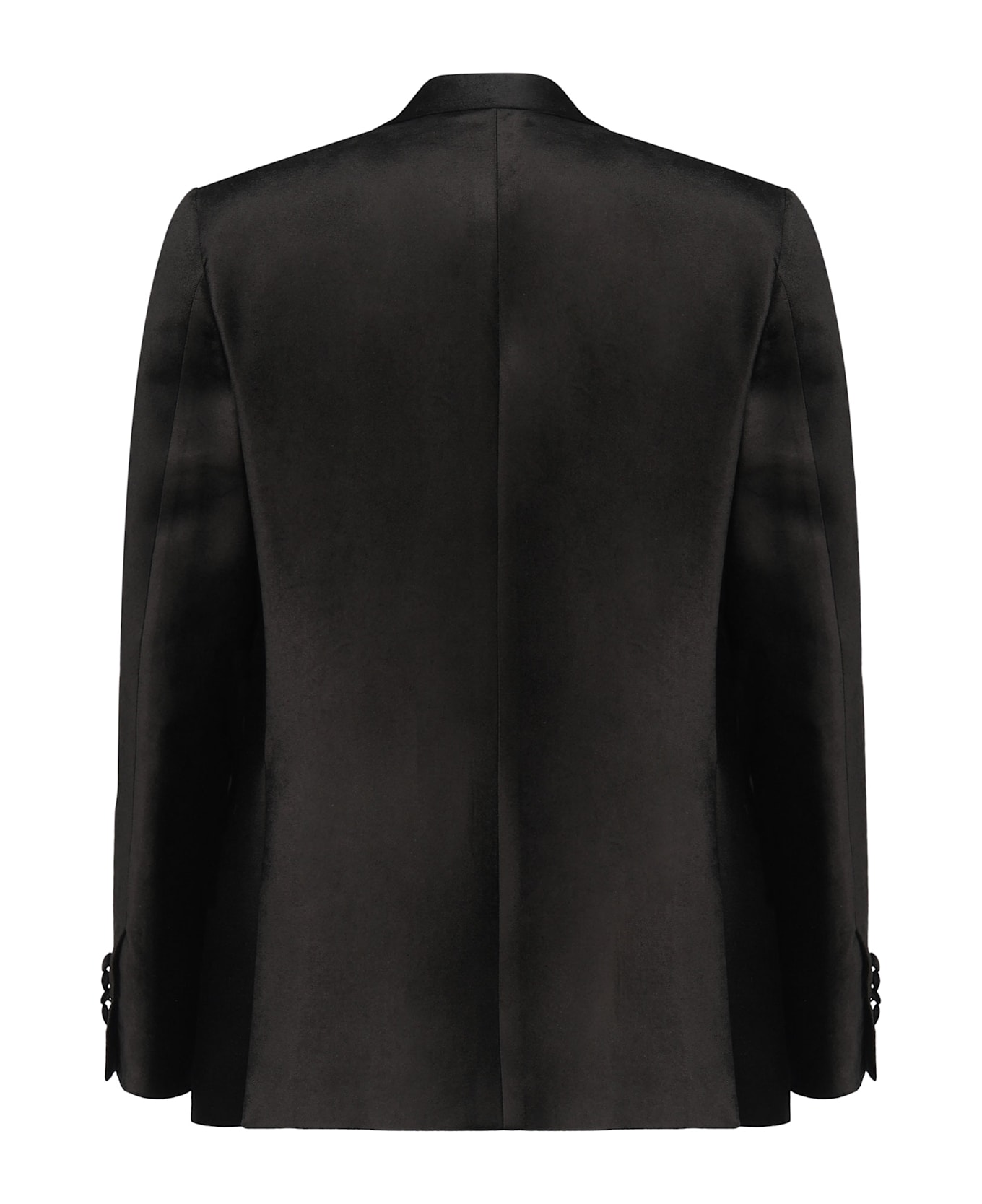 Lardini Blazer Attitude In Velvet - Black