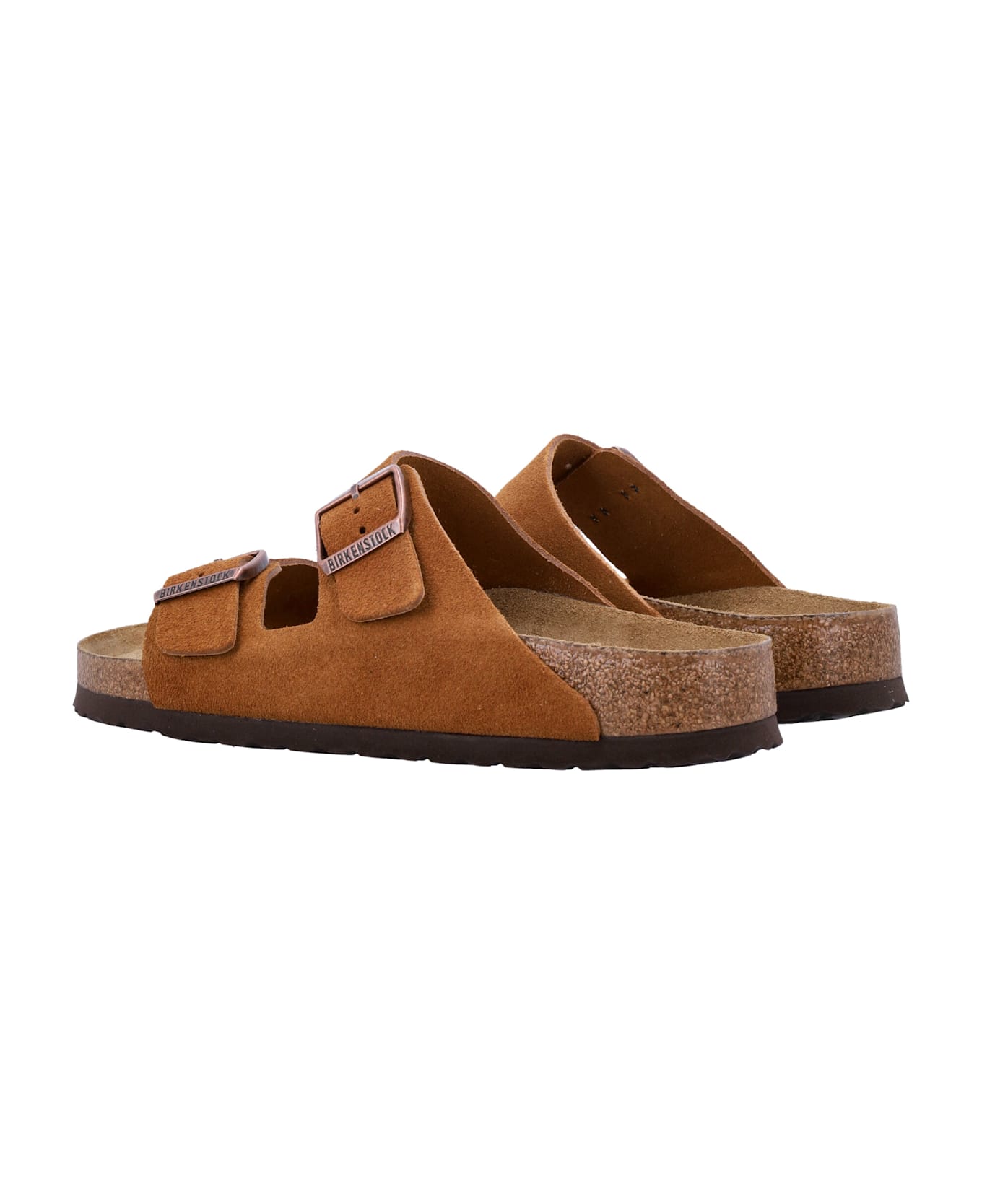 Birkenstock Suede Arizona Sandals Mink Brown - MINK
