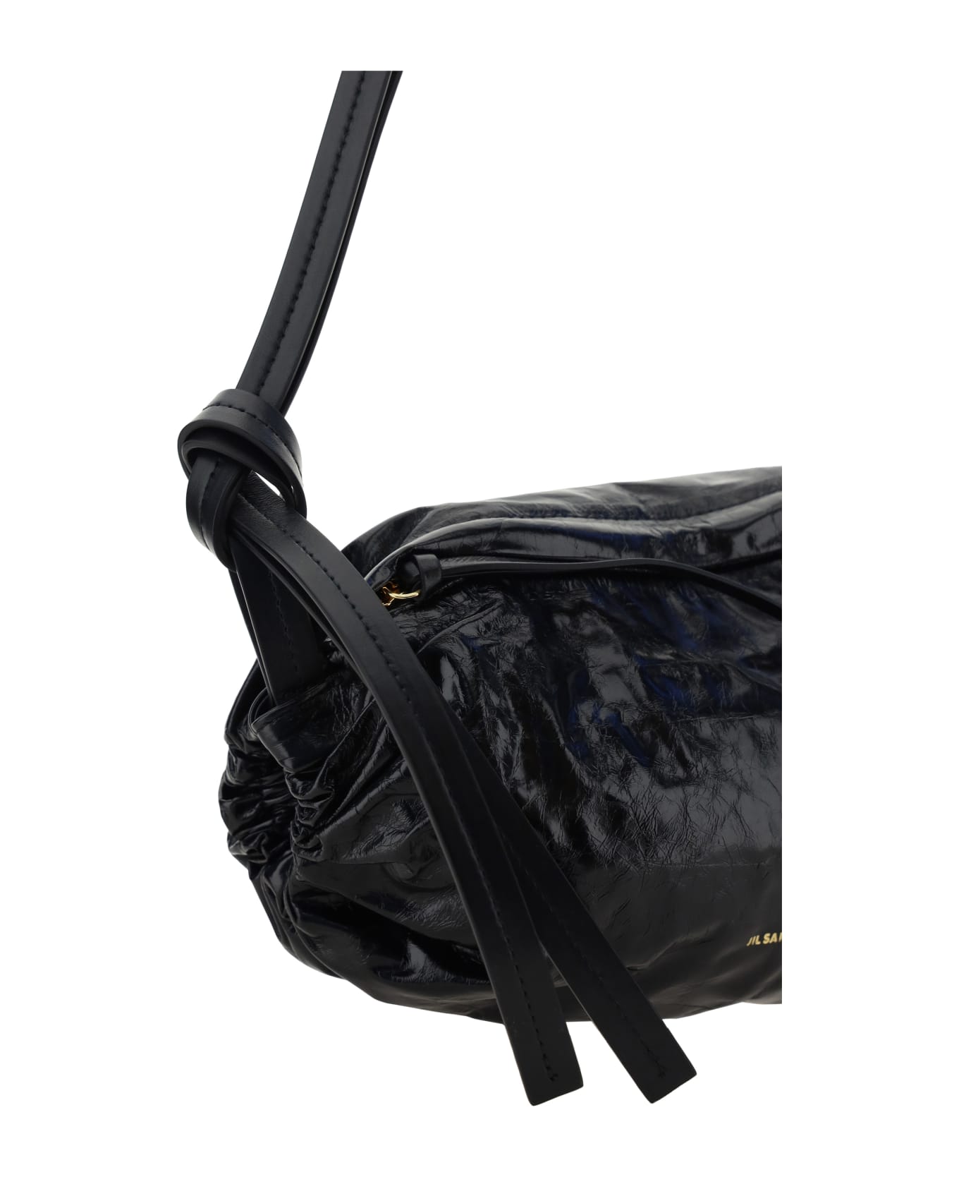 Jil Sander Cushion Shoulder Bag - Black