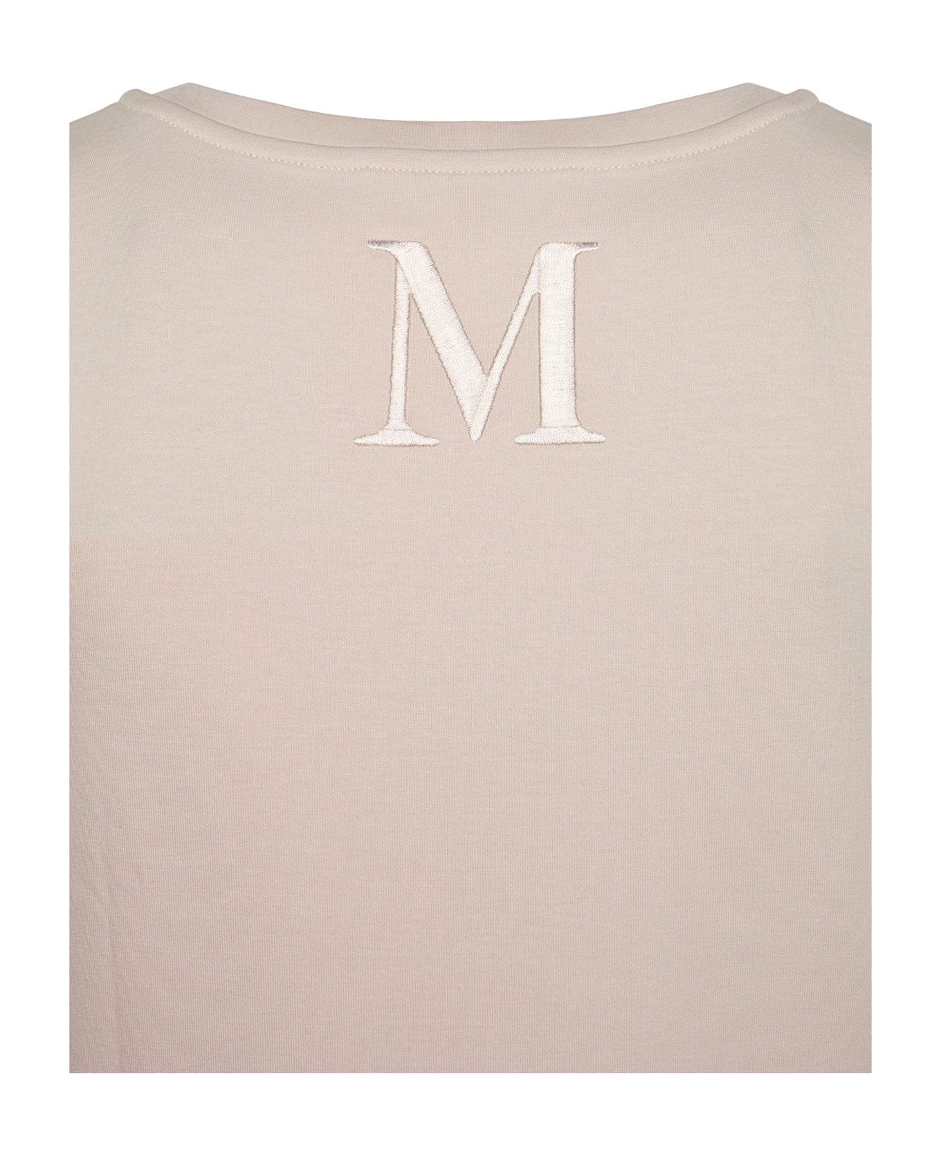 'S Max Mara Short-sleeved Jersey T-shirt - Beige