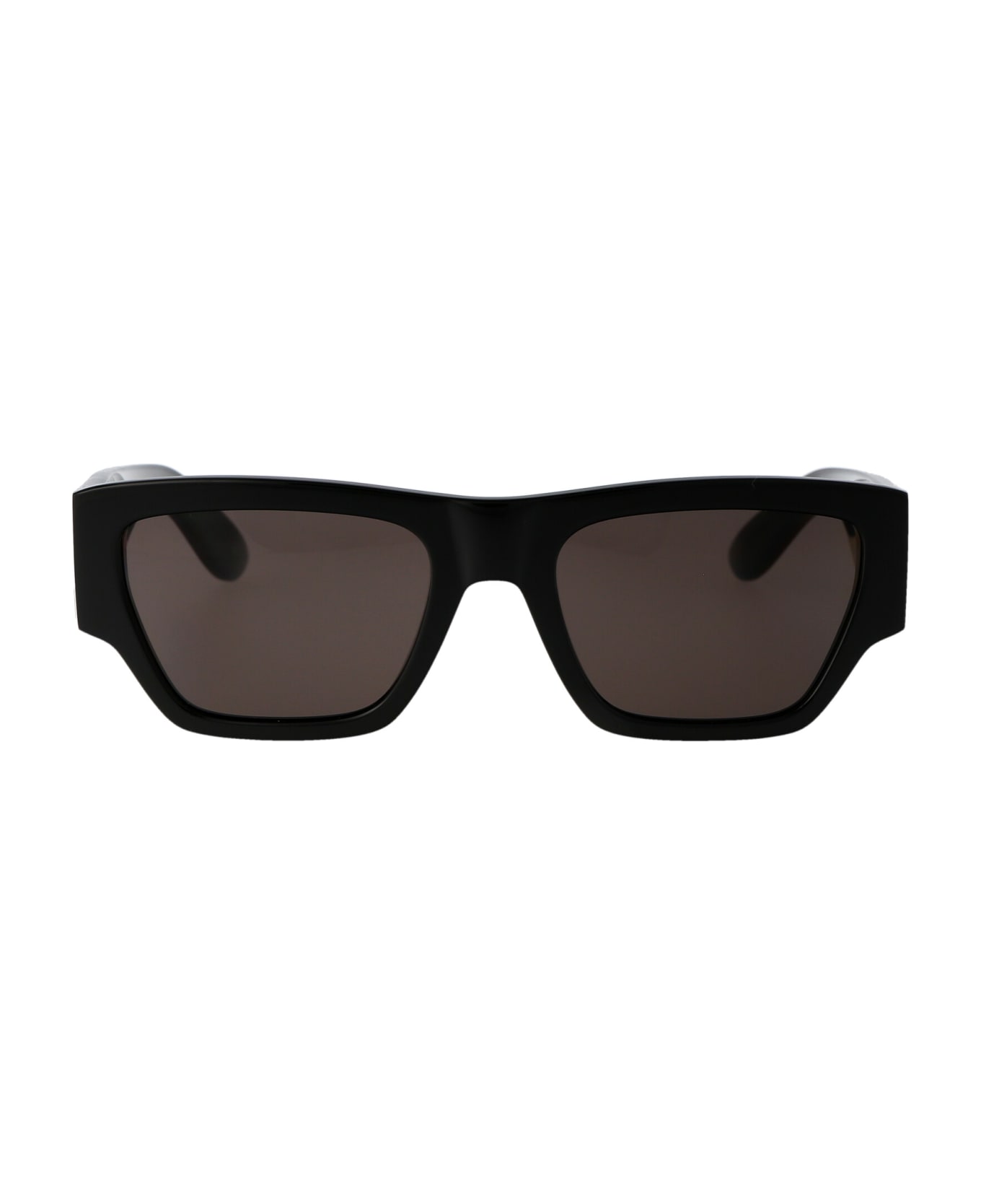 Alexander McQueen Eyewear Am0393s Sunglasses - 001 BLACK BLACK GREY サングラス