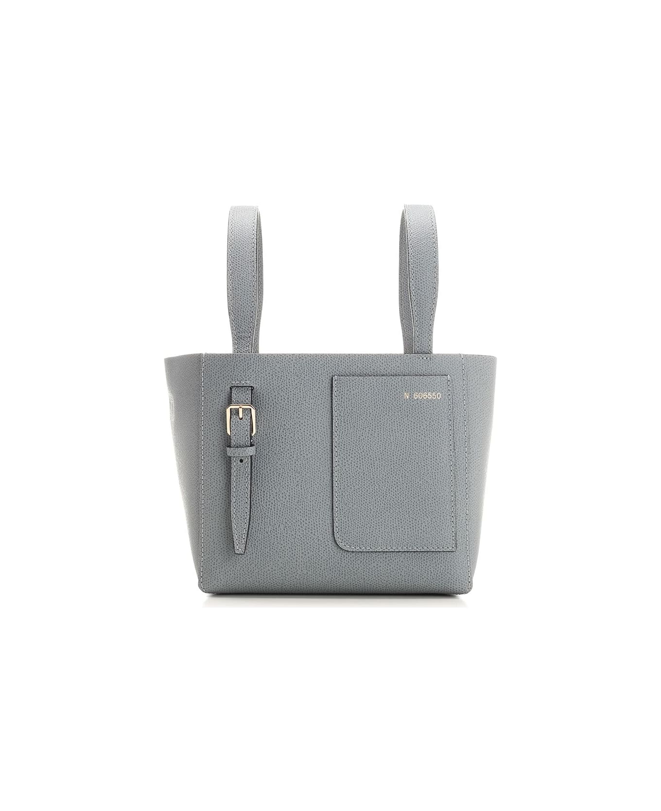 Valextra "soft Micro" Bucket Bag - Light blue