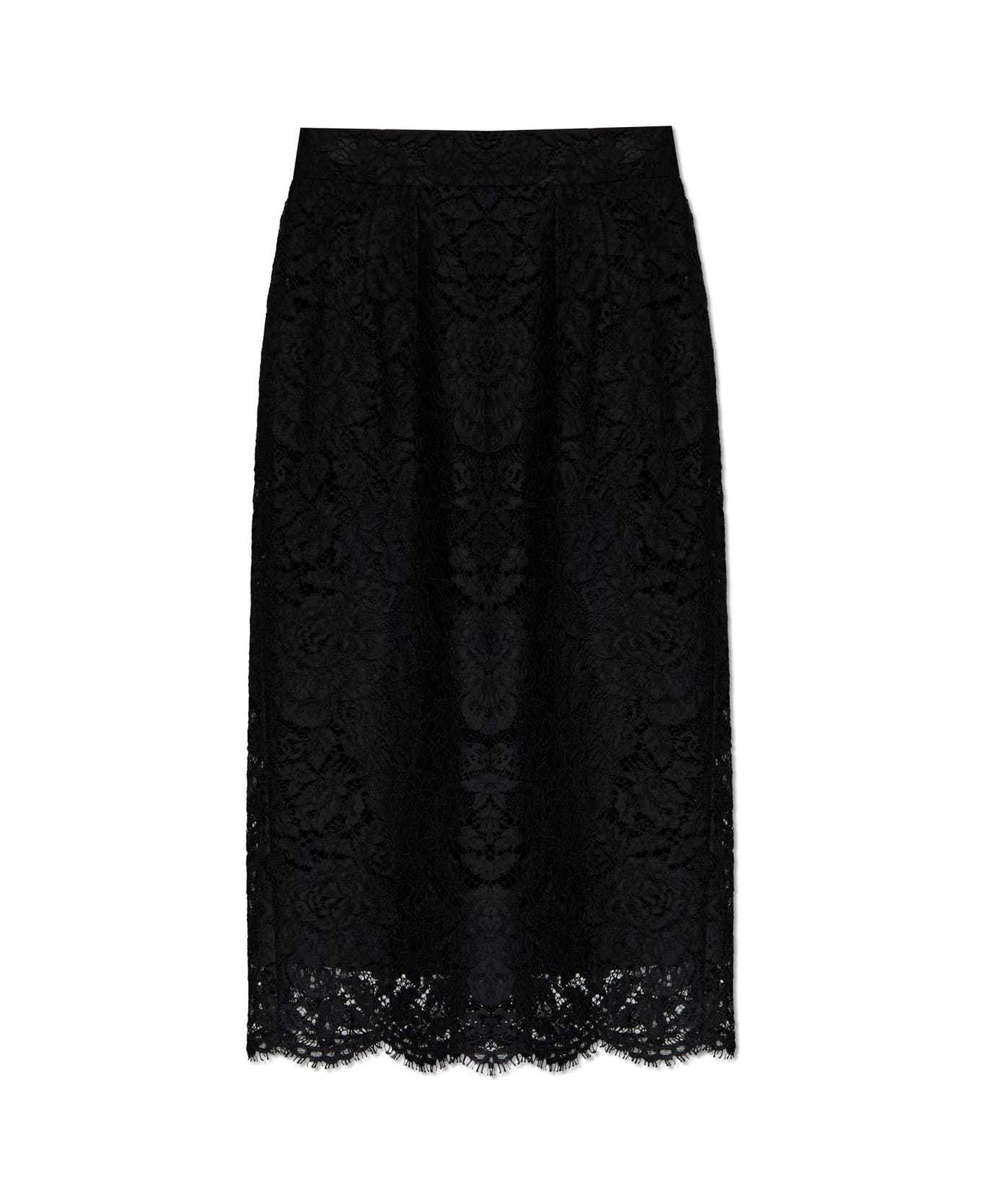 Dolce & Gabbana Lace Skirt - NERO