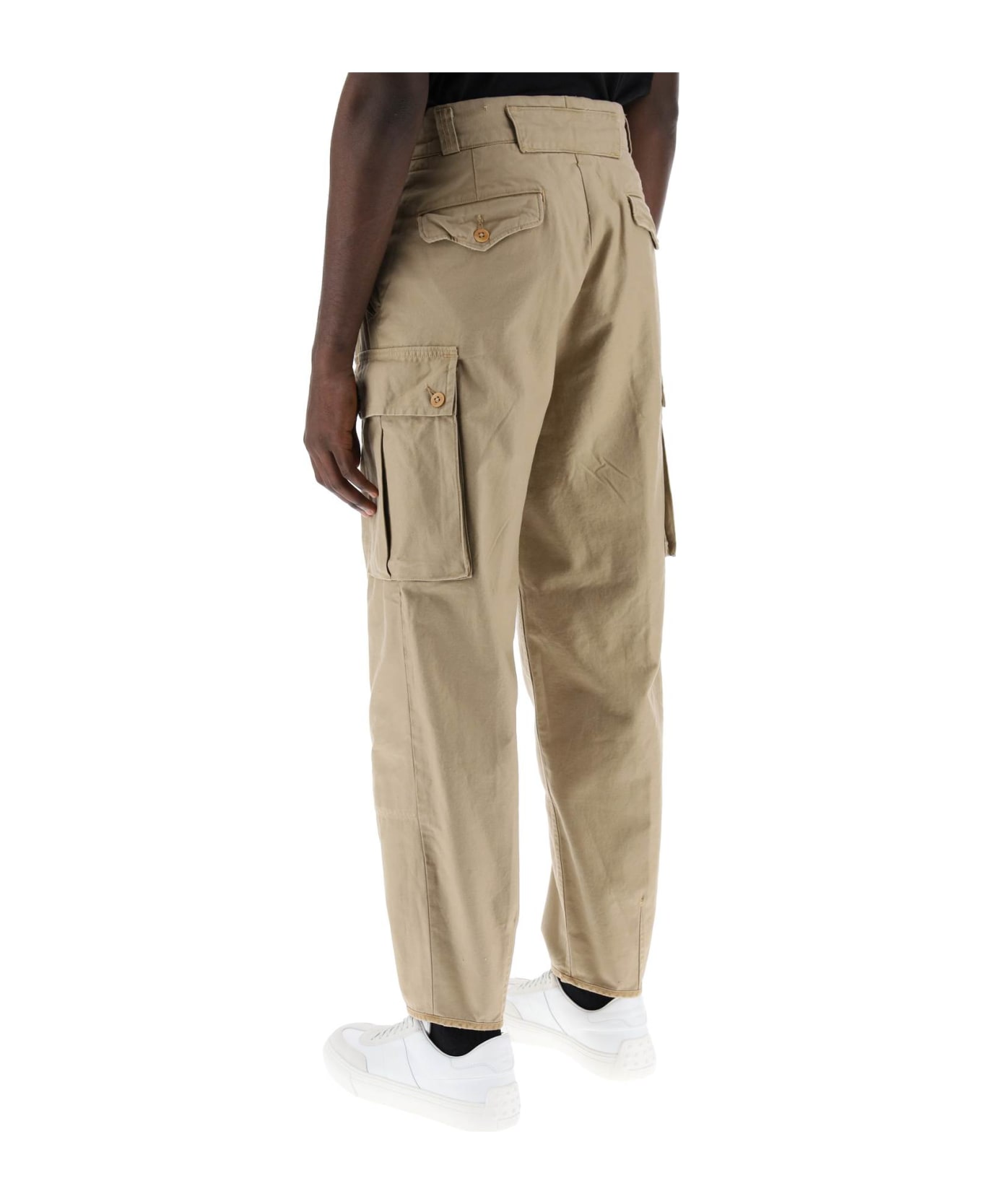 Polo Ralph Lauren Cotton Cargo Pants - DESERT KHAKI (Beige) ボトムス