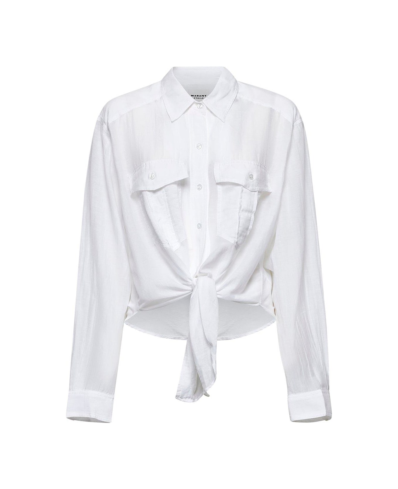 Marant Étoile White Voile Nath Shirt - White
