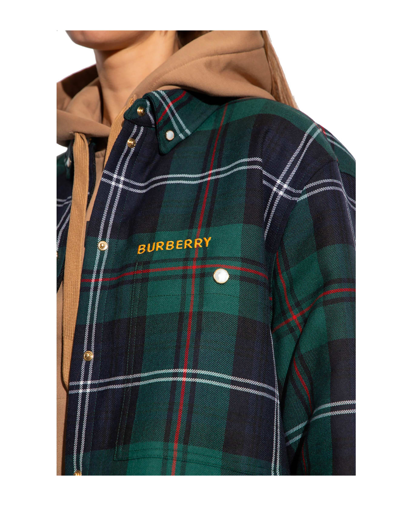 Burberry Two-piece Jacket - Green シャツ