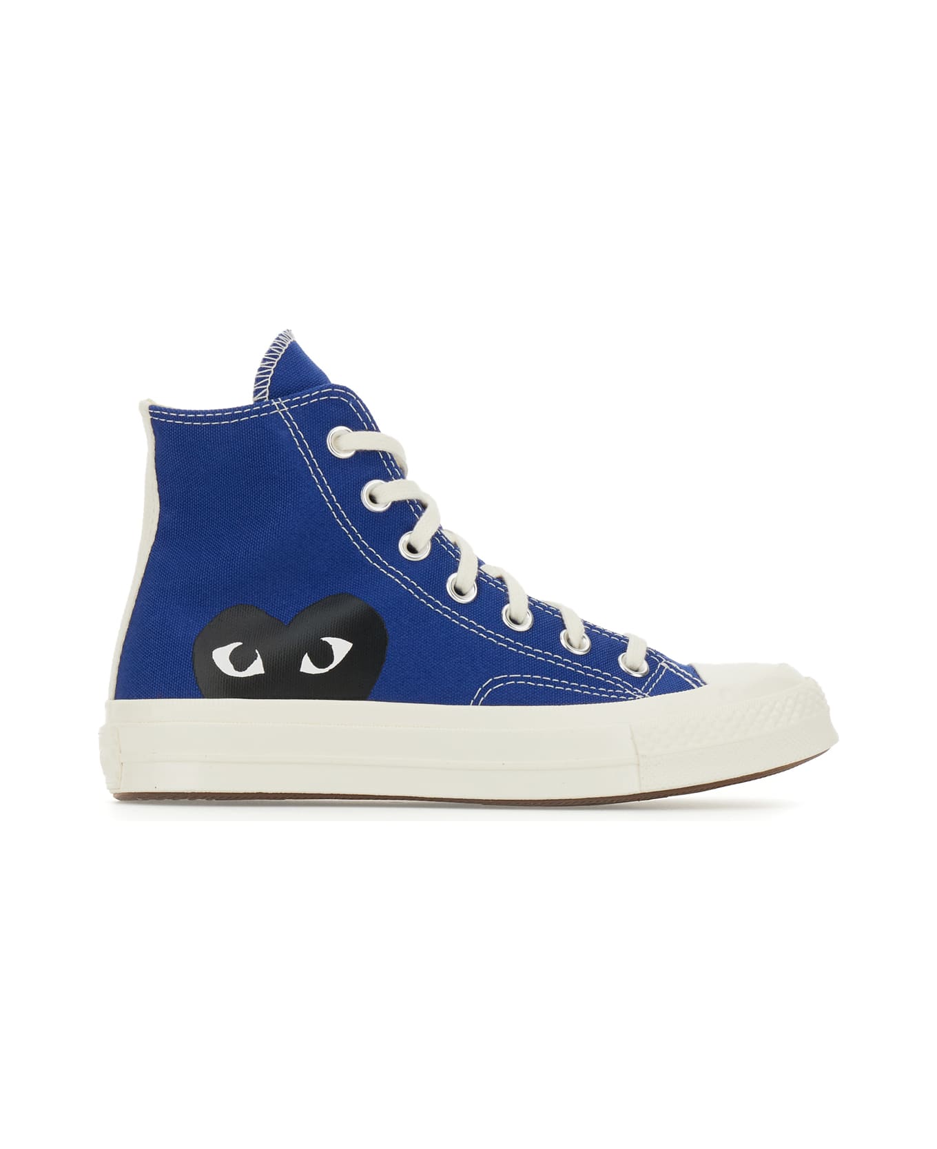 Comme des Garçons Play Blue Canvas Chuck 70 Sneakers - 2
