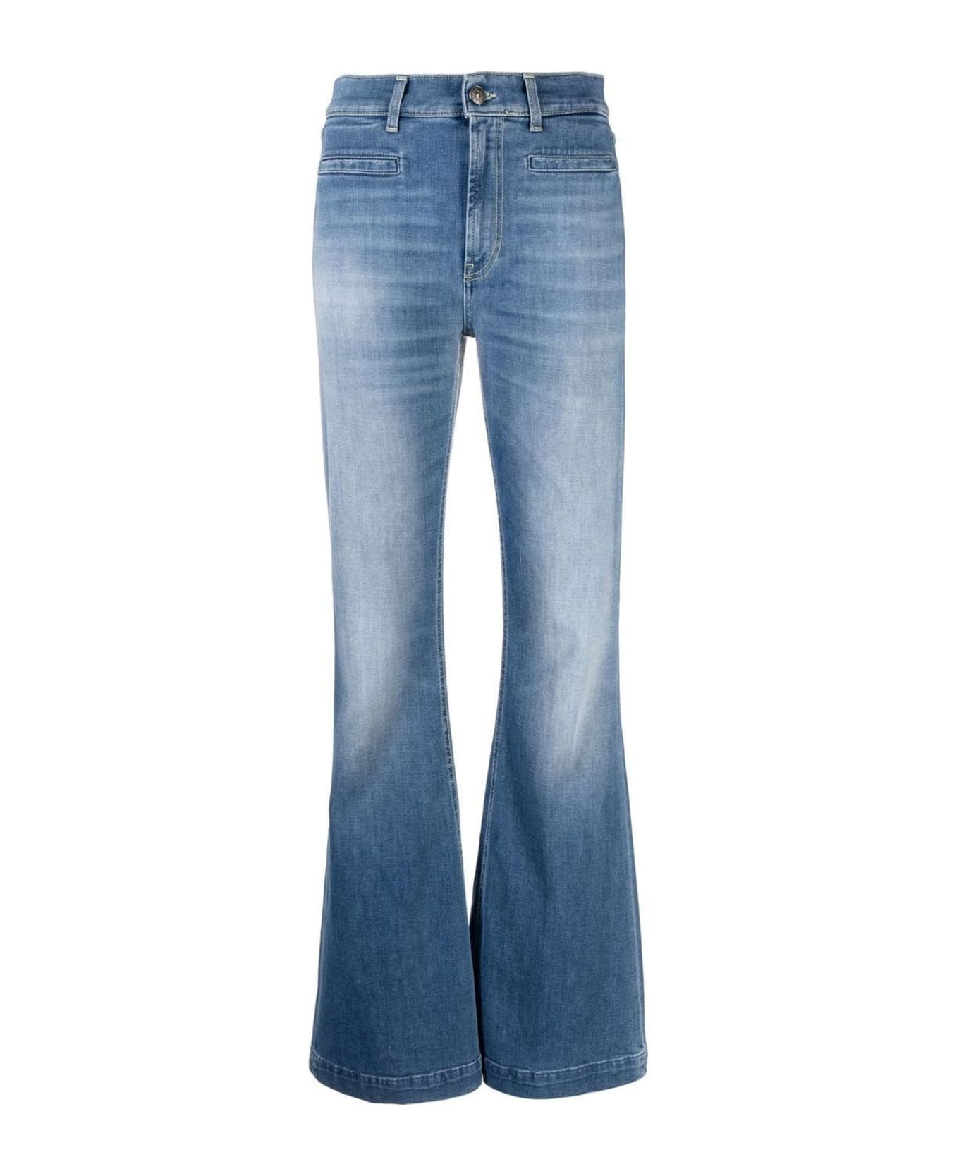 Dondup Blue Stretch-cotton Jeans - Blu