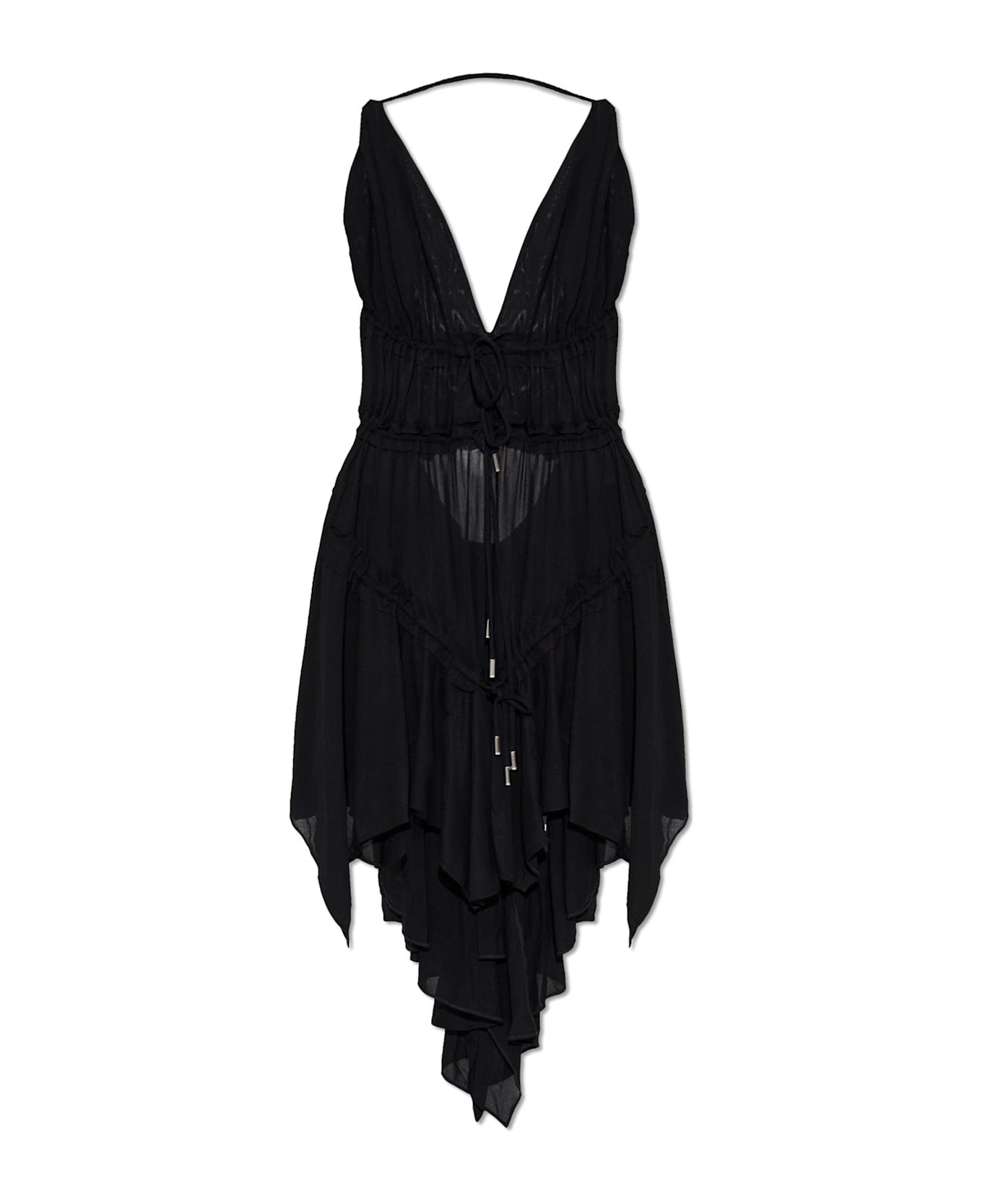 Dsquared2 Dress With Open Back - Black