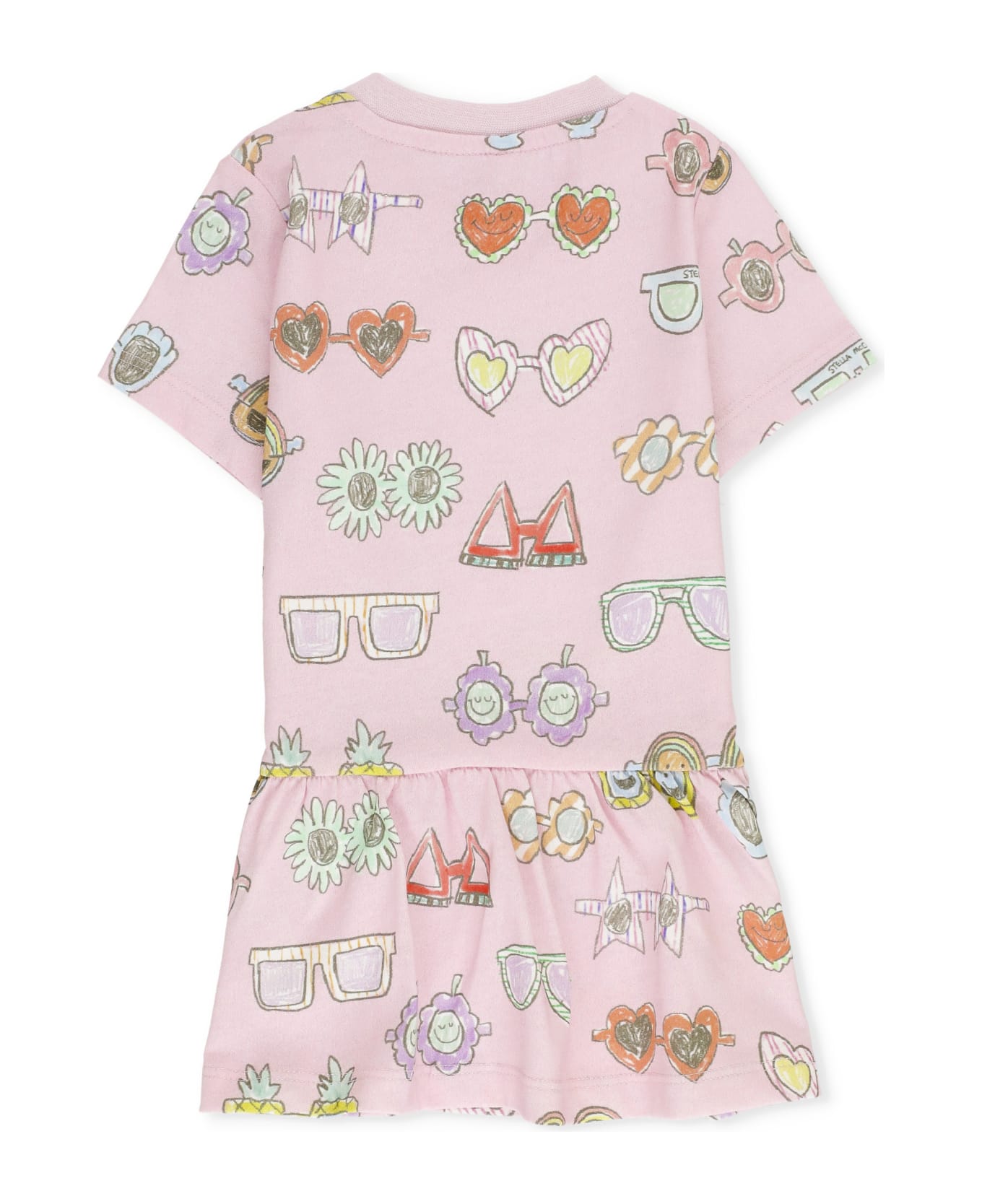 Stella McCartney Kids Dress With Print - Pink ワンピース＆ドレス