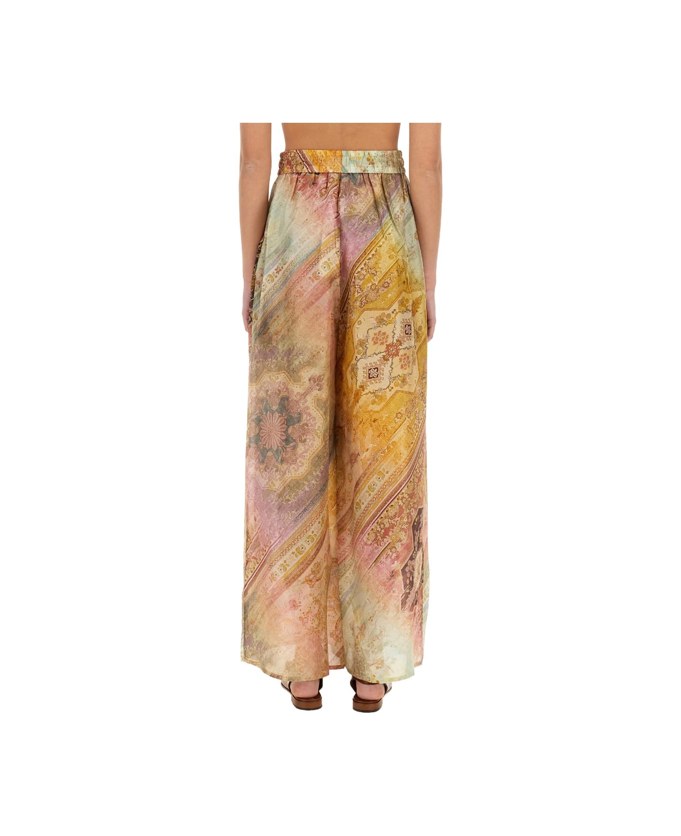 Zimmermann Comfortable Pants 'tallow' - MULTICOLOUR