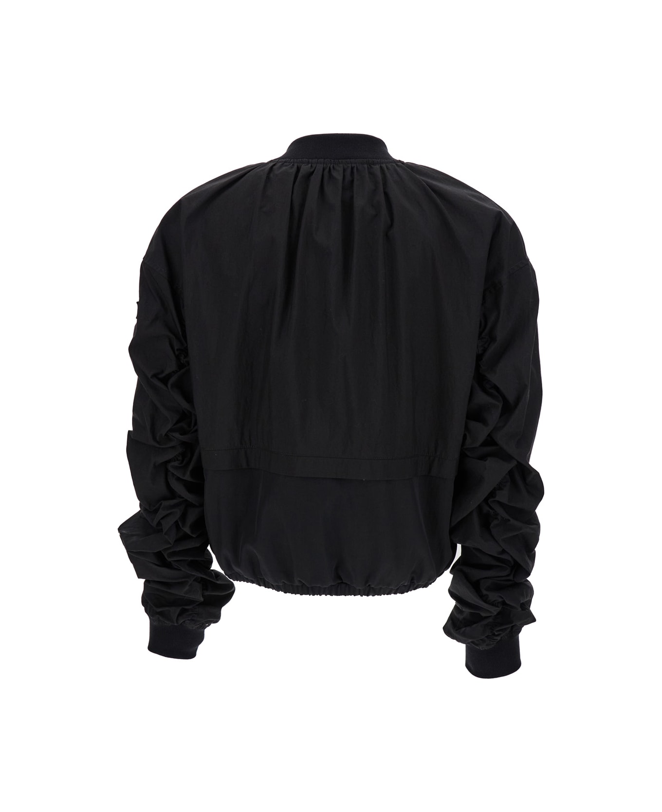 TATRAS Bomber Jacket With Curled Sleeves In Technical Fabric Woman - Black