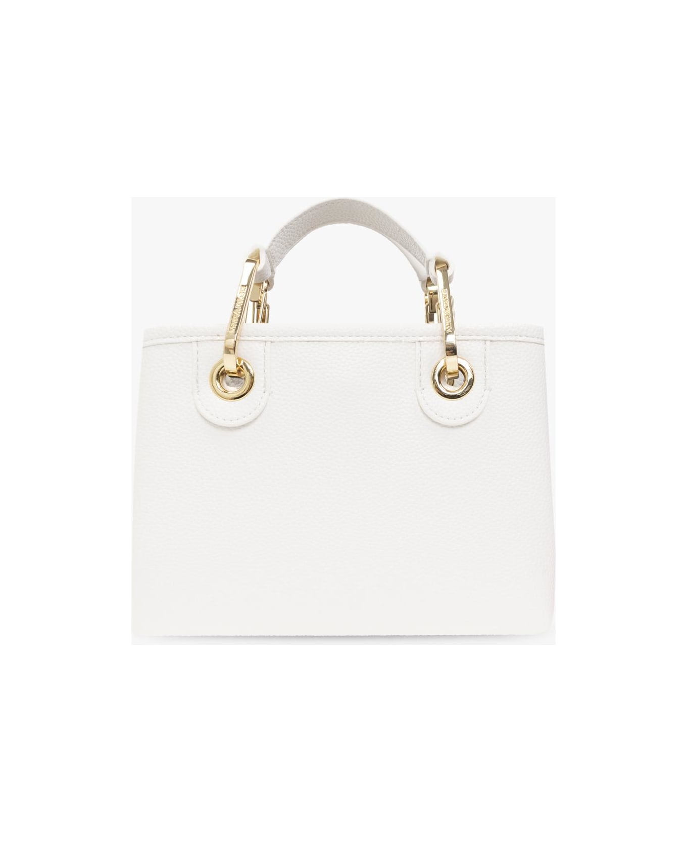 Emporio Armani 'myea Mini' Shoulder Bag - White