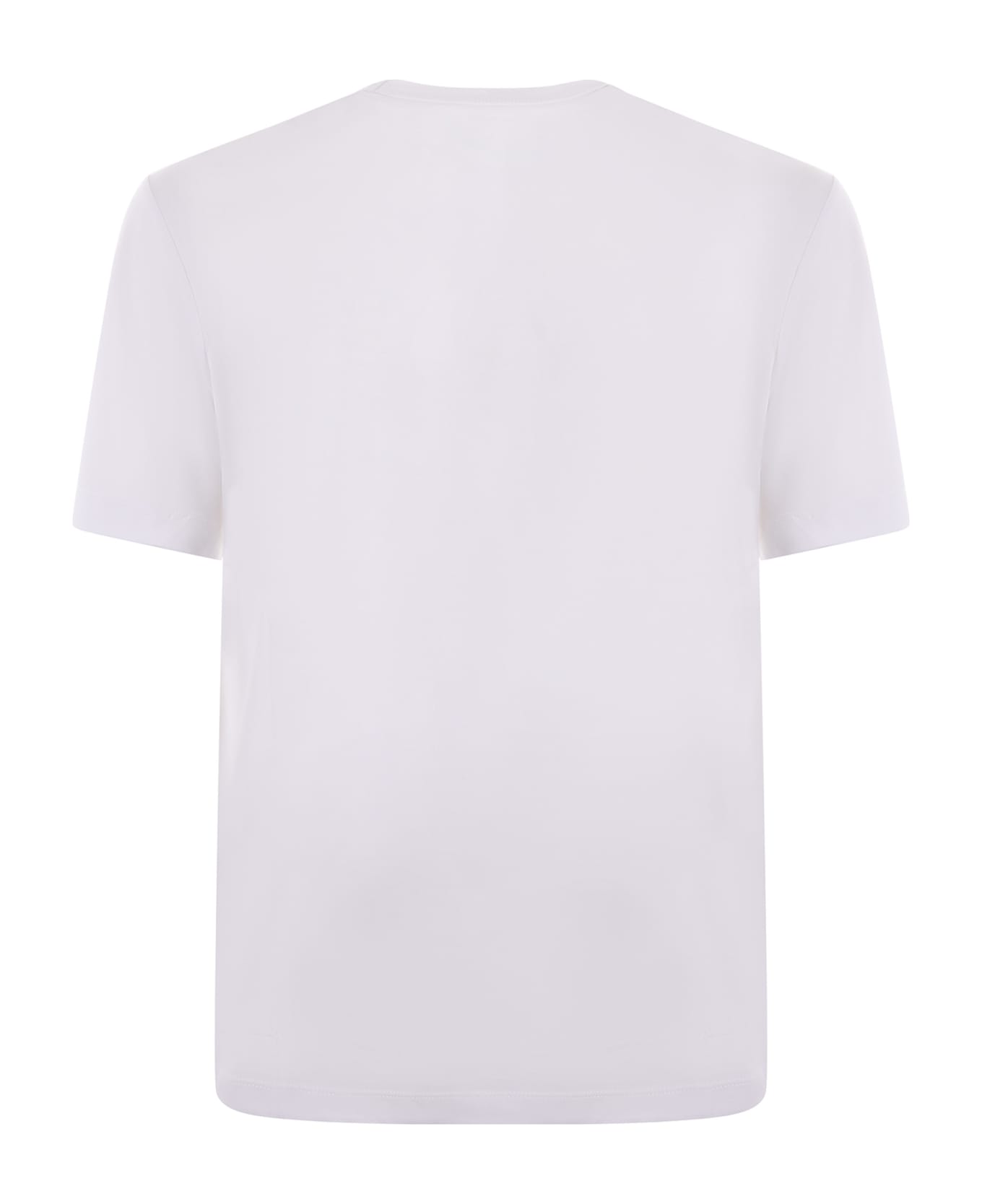 Blauer T-shirt - Bianco シャツ