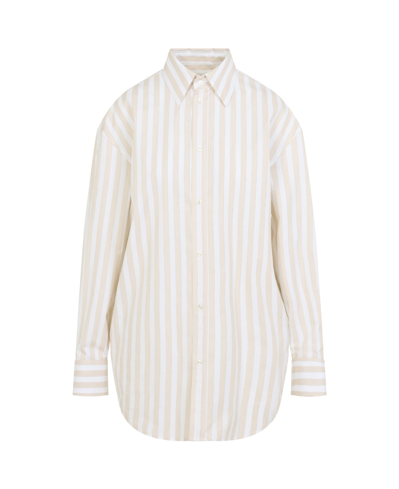 Saint Laurent Cotton Shirt - Craie Beige
