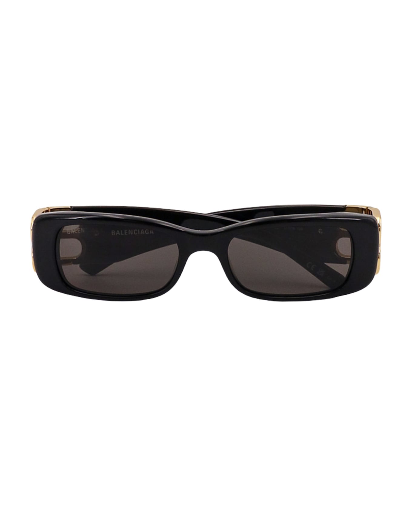 Balenciaga Eyewear Dynasty Rectangle Sunglasses - Black