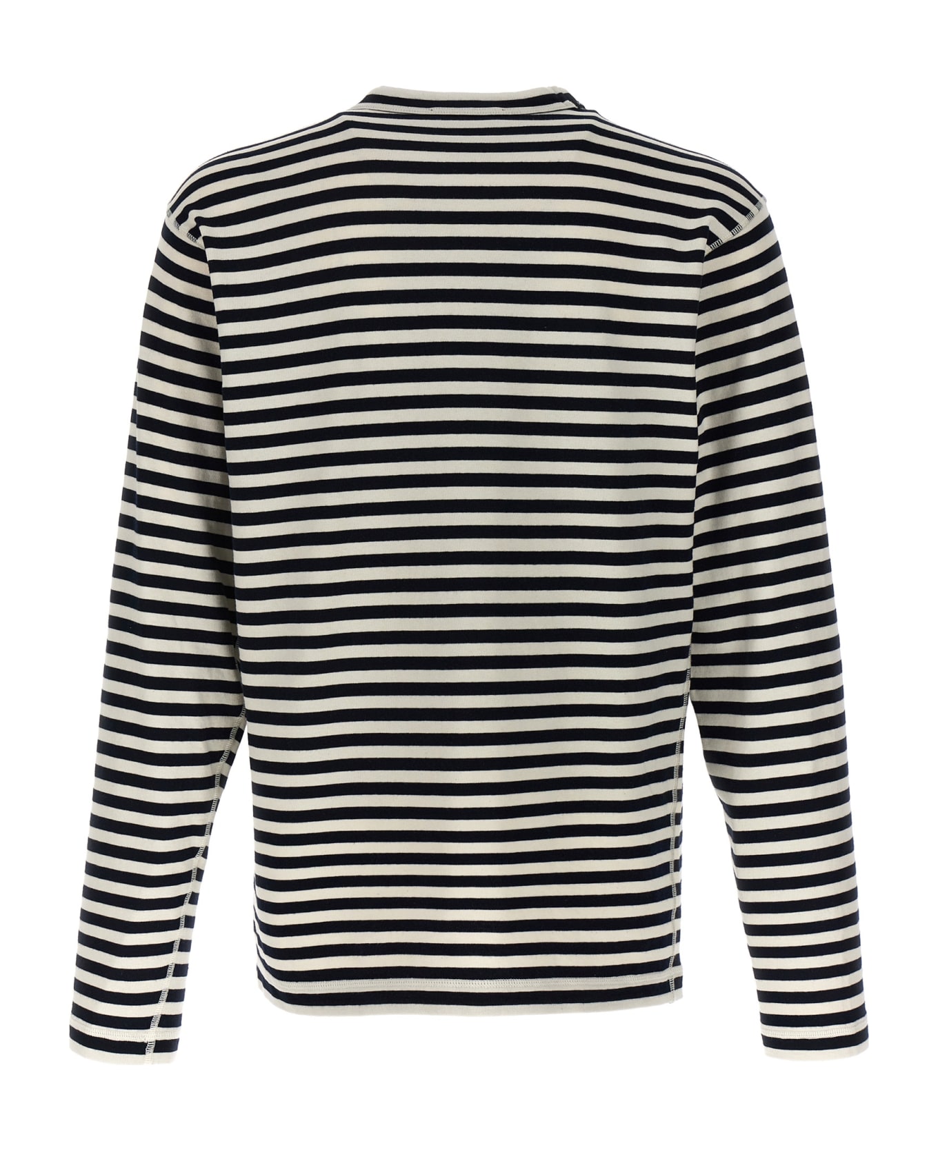 Dolce & Gabbana Striped Crewneck T-shirt - Black