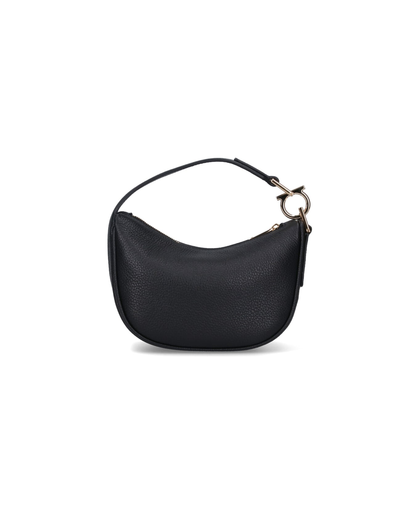 Ferragamo 
north-south
 Mini Hobo Bag - Black