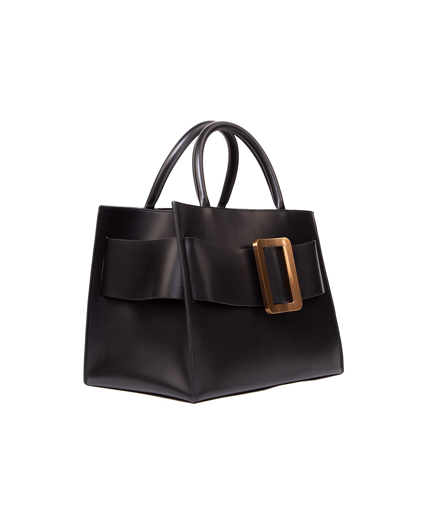 BOYY Bobby 32 Black Smooth Leather Handbag - Black