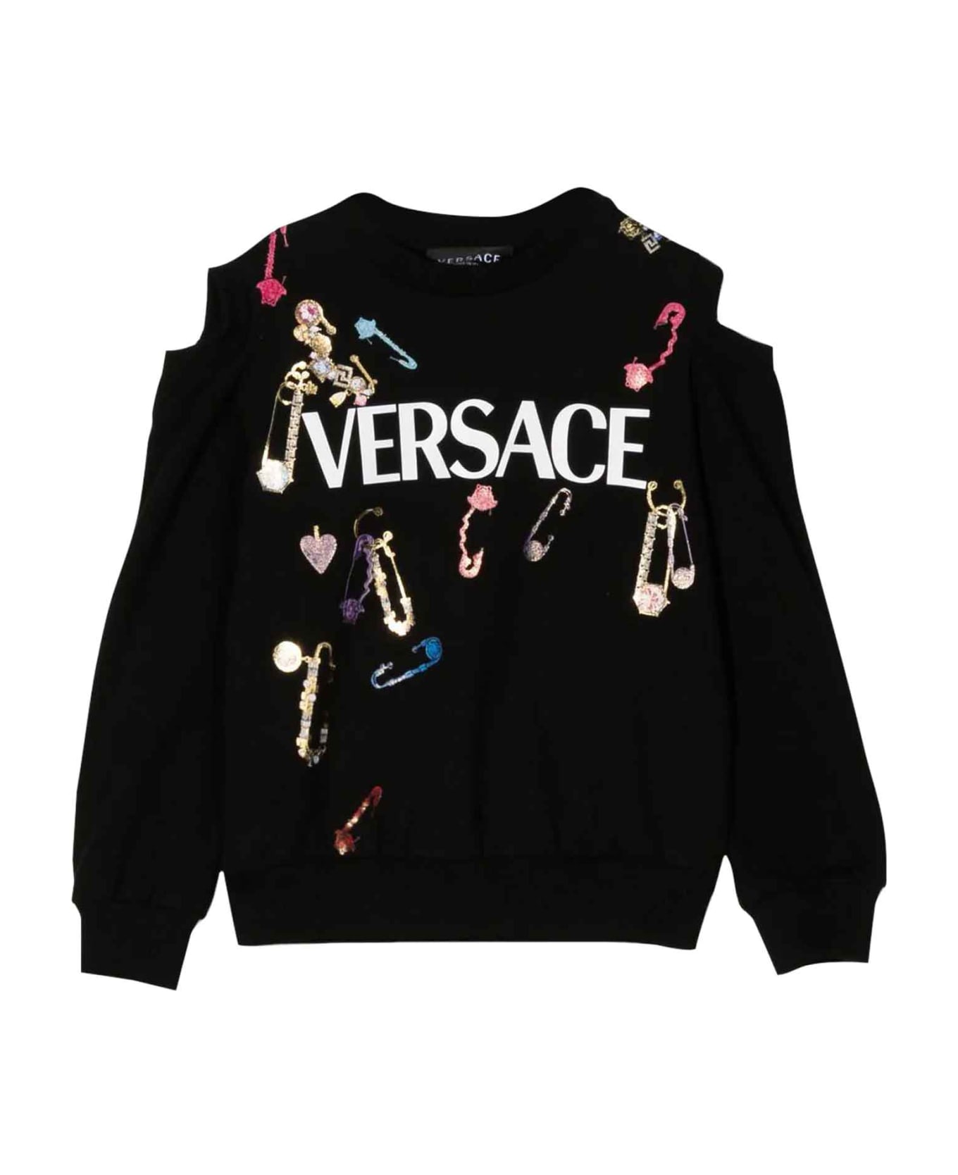 Versace Iq-uv Langærmet T-Shirt UV 230 Slim Fit Kids - Nero