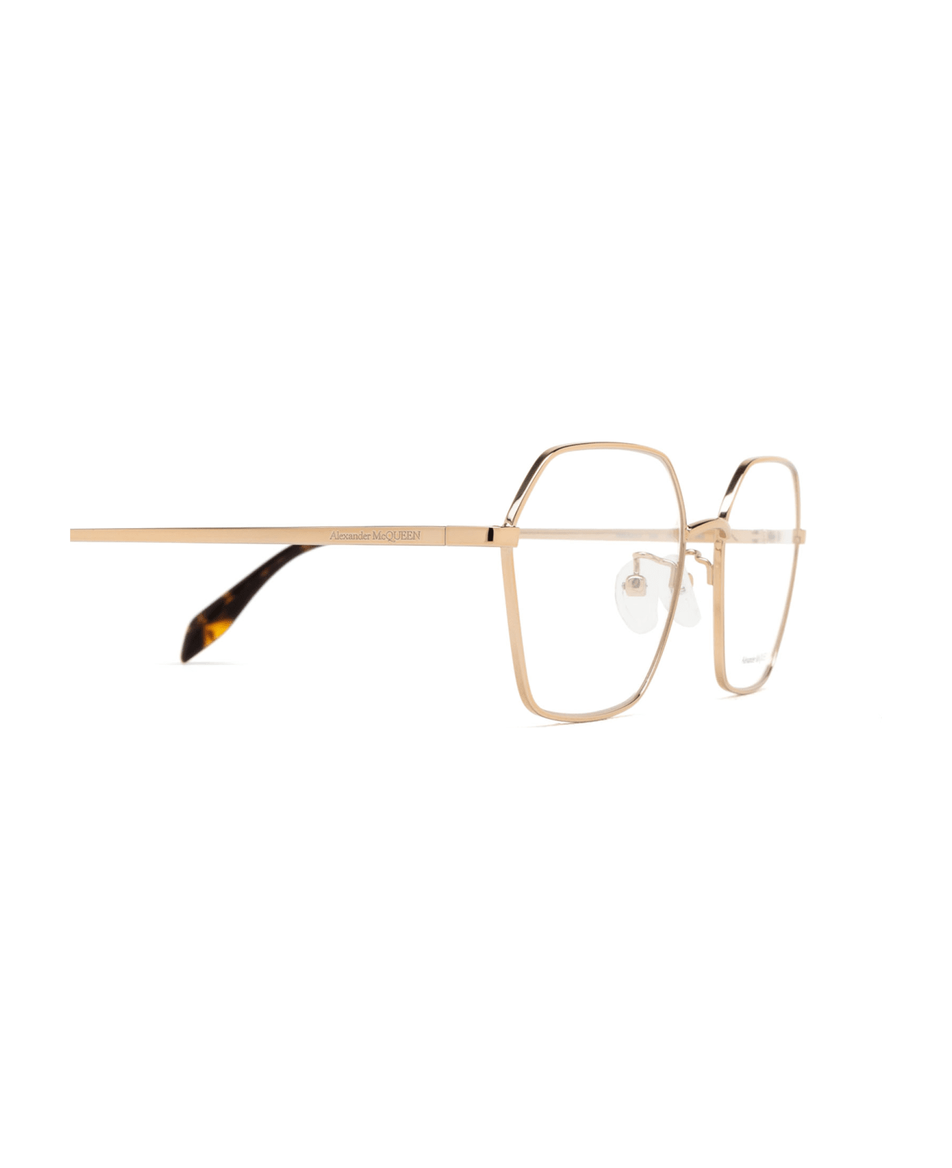 Alexander McQueen Eyewear Am0437o Rose Gold Glasses - Rose Gold