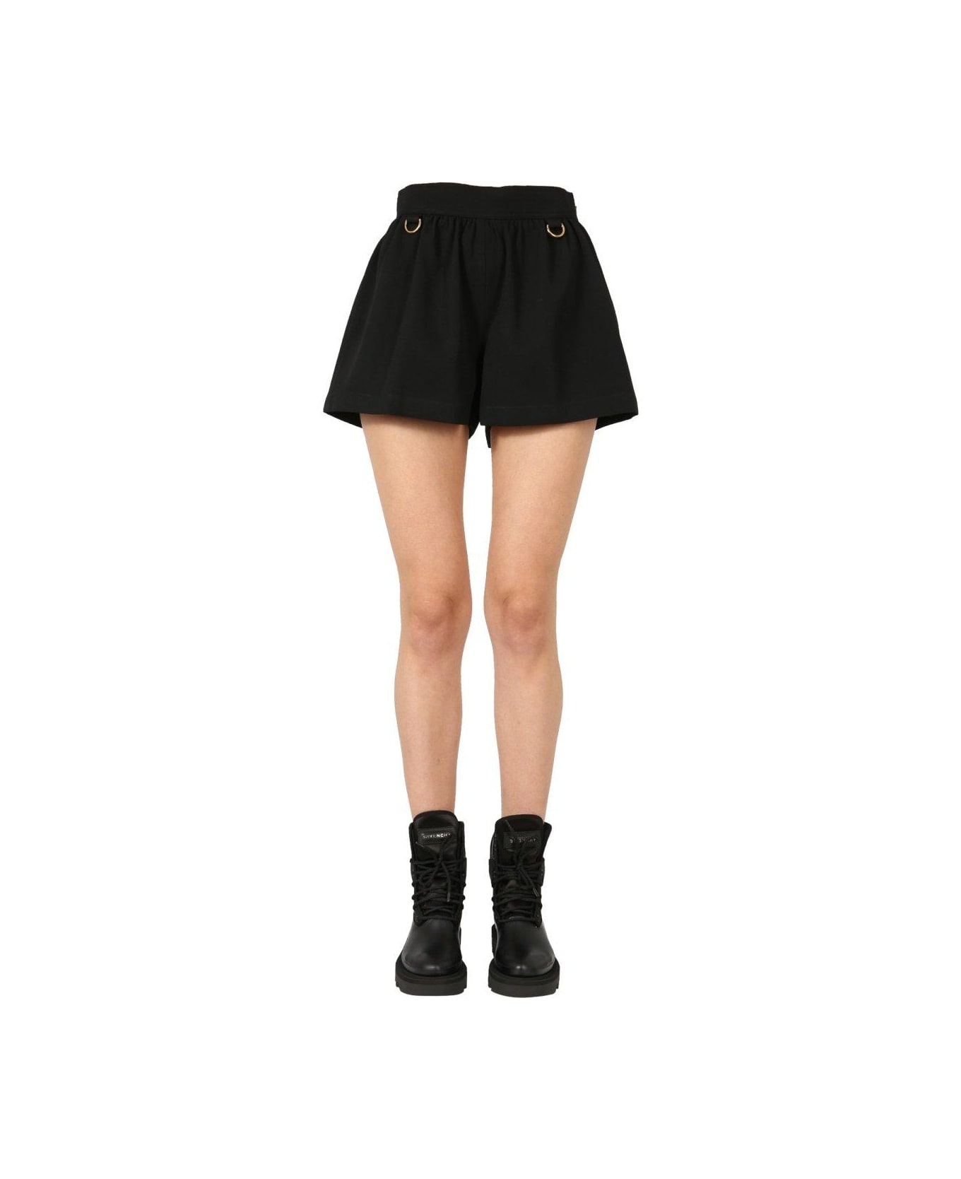 Givenchy Puffy Bermuda Shorts - BLACK