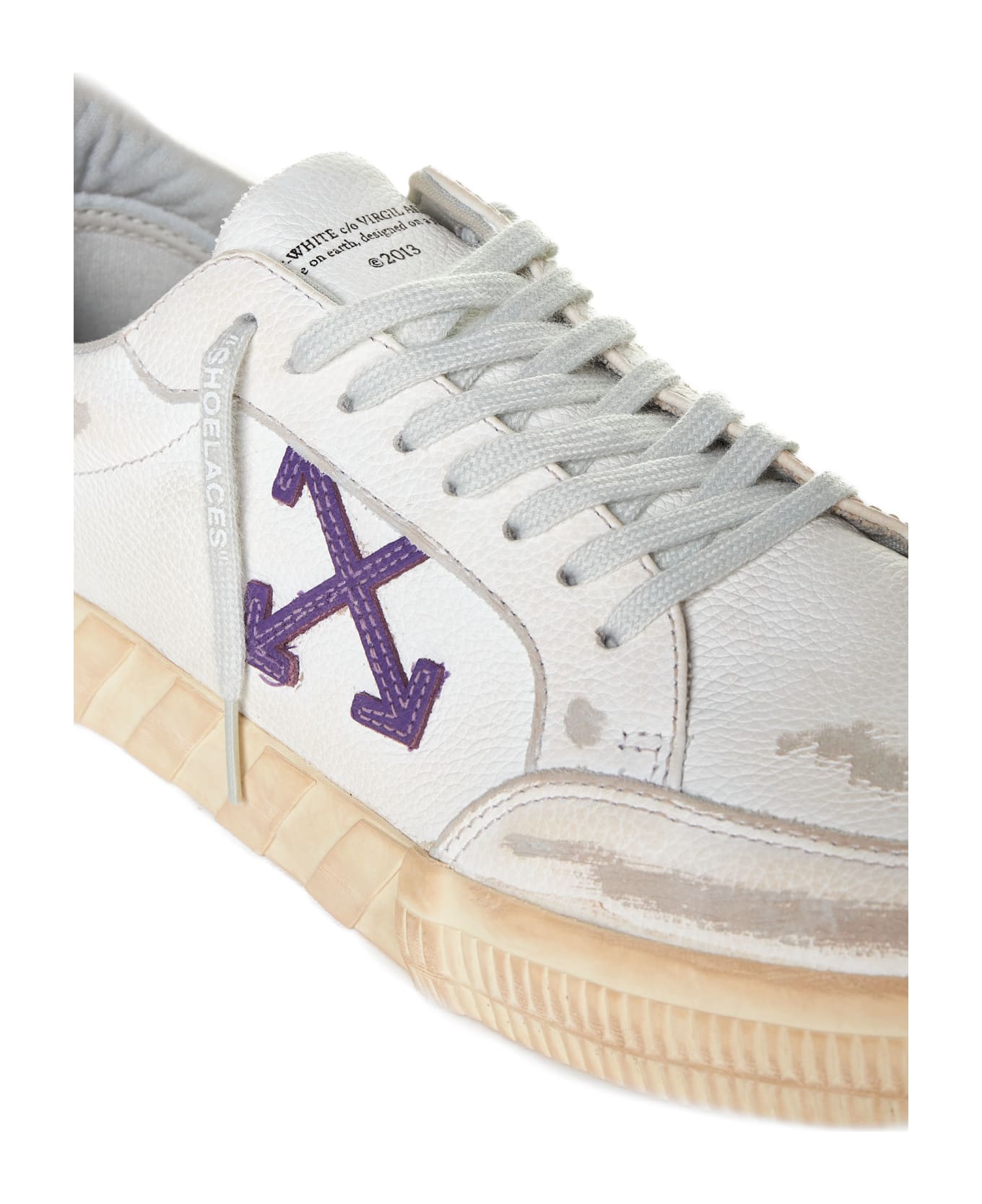 Off-White Sneakers - White purple