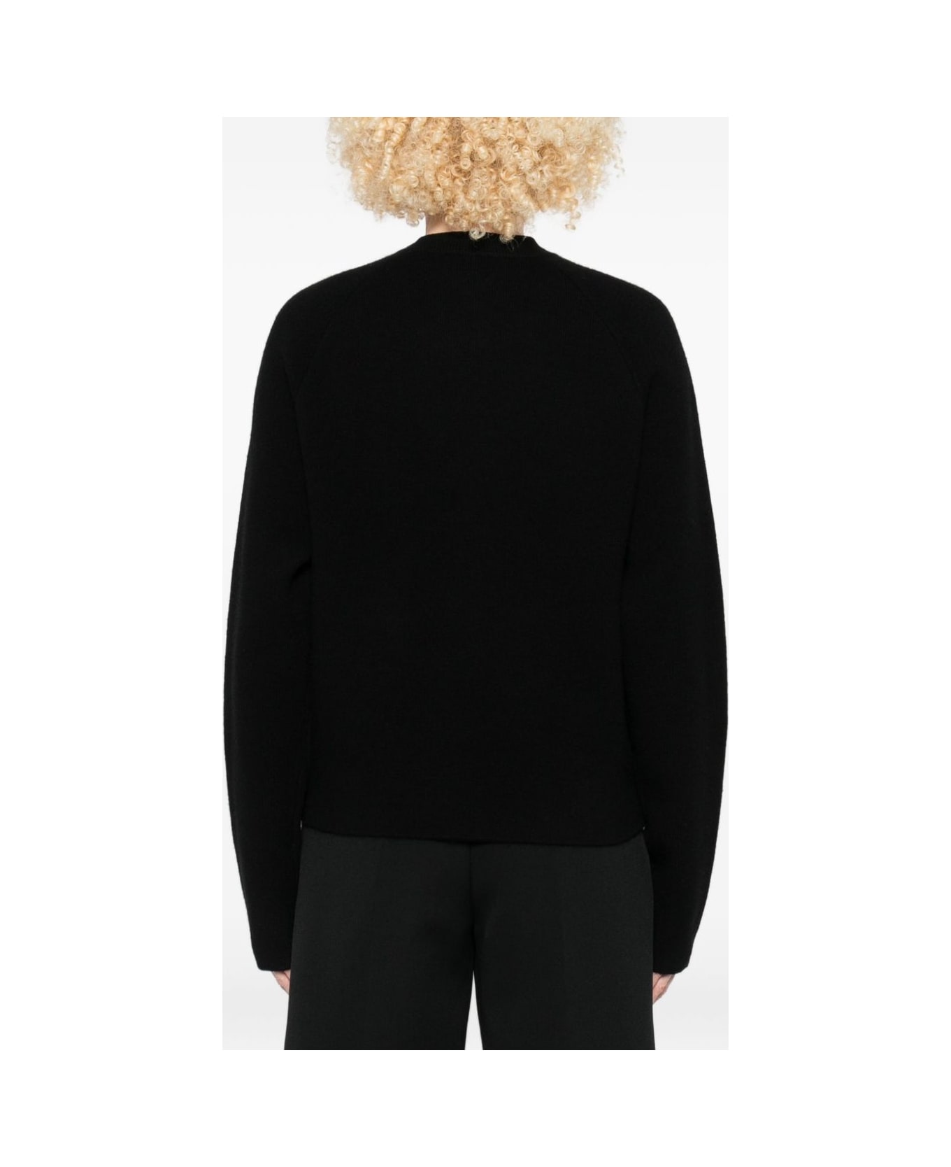 Totême Cashmere And Wool Cardigan - Black