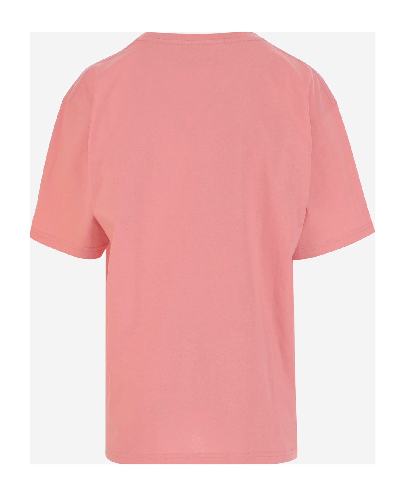 Valentino Chez Valentino Print Cotton Jersey T-shirt - ROSA.