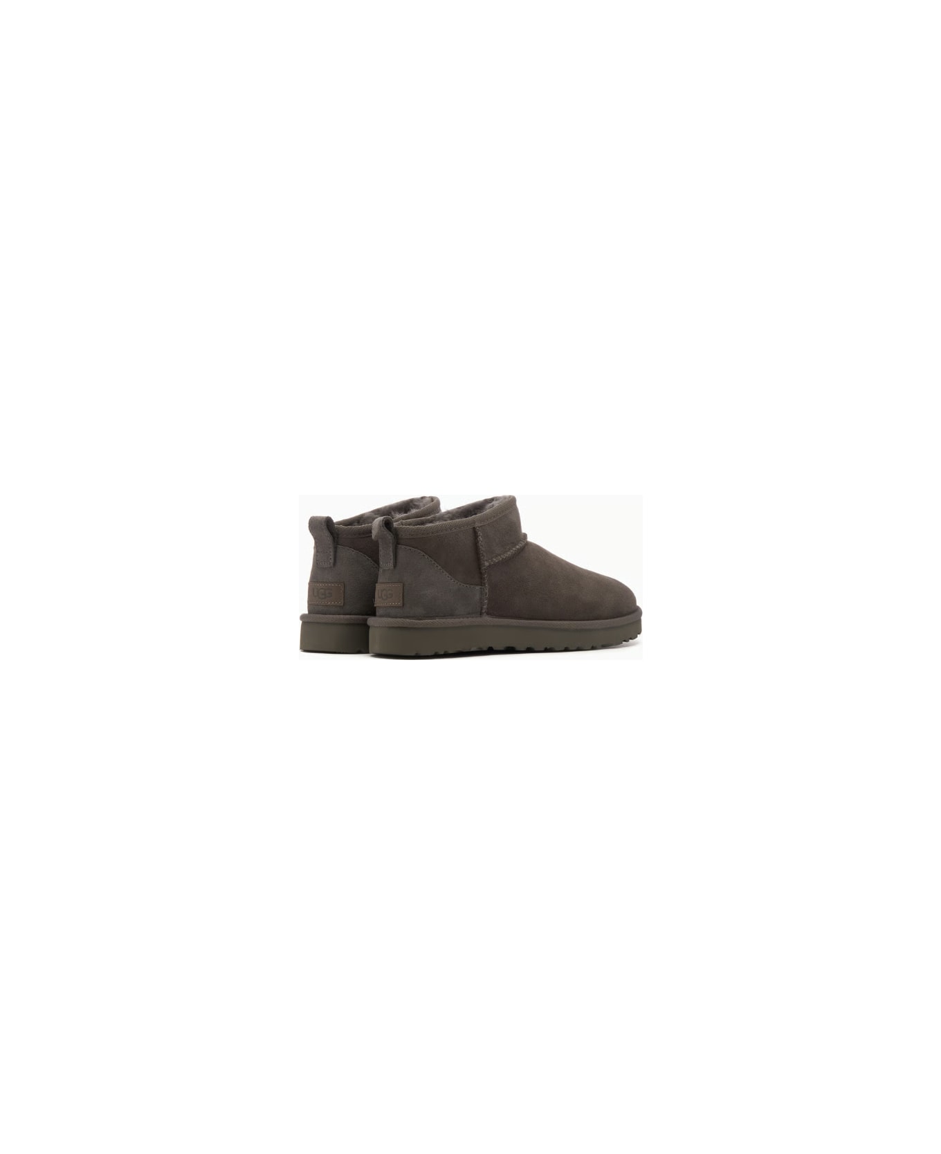 UGG W Classic Ultra Mini Ankle Boots - Grigio