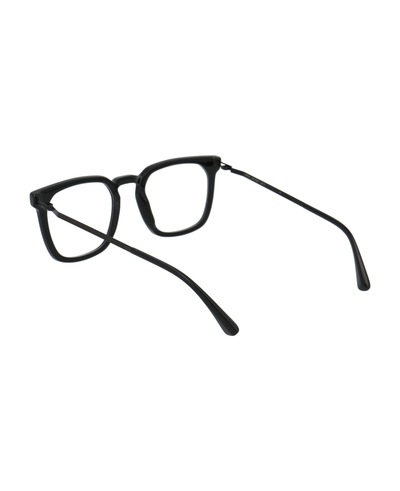 Mykita Borga Glasses - 877 C95 Black/Silver/Black Clear アイウェア