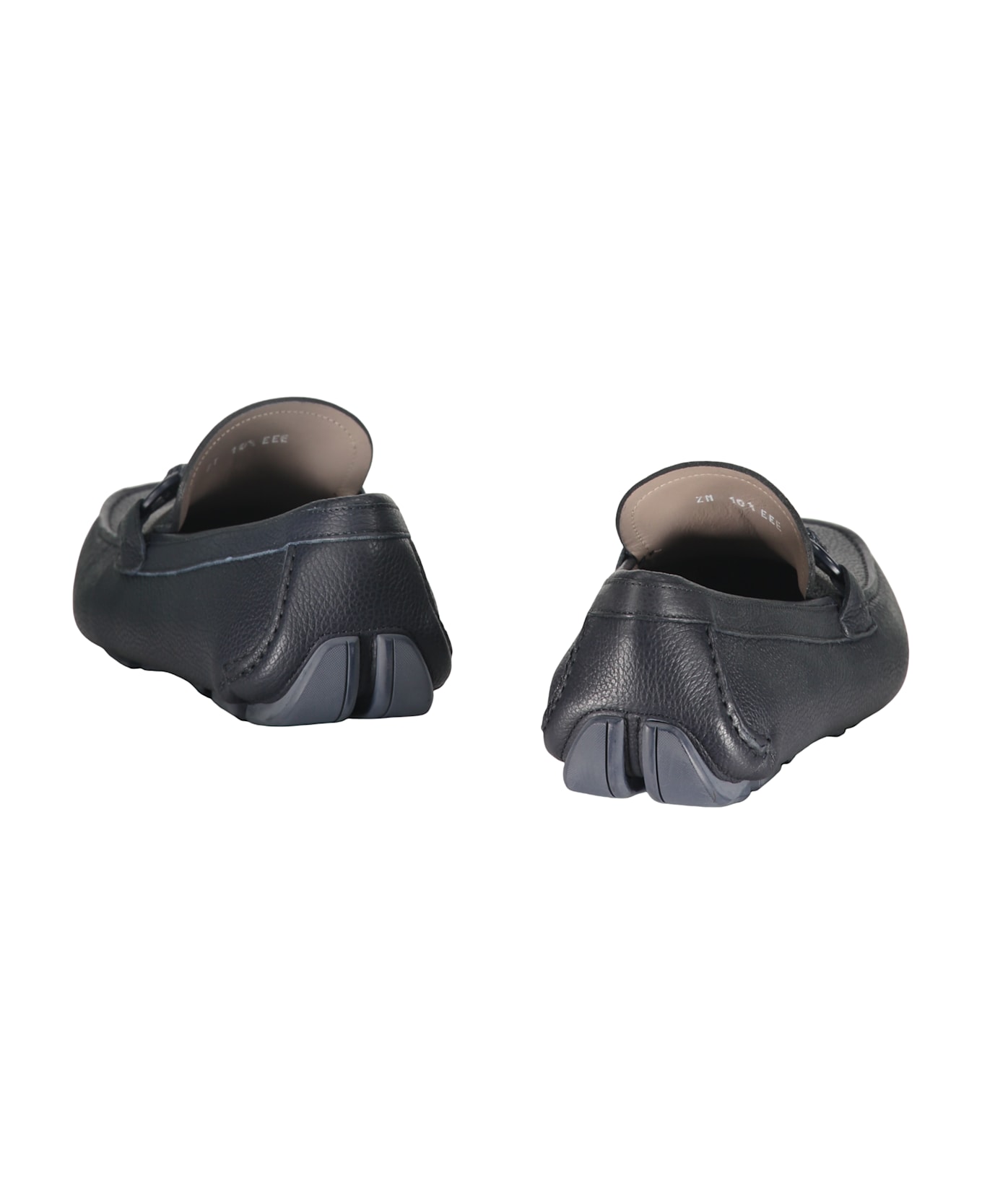 Ferragamo Leather Loafers - blue