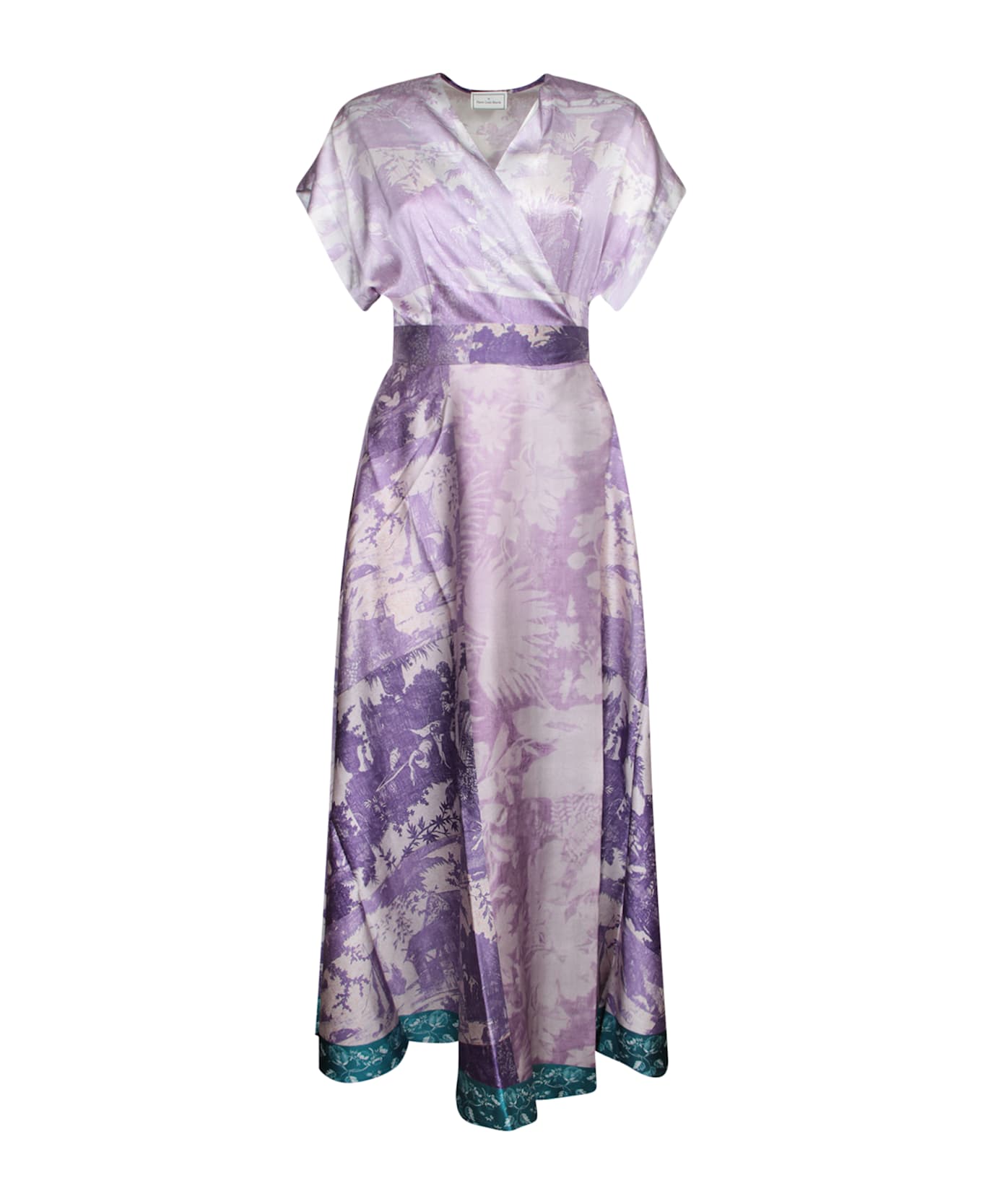 Pierre-Louis Mascia Adanastars Multicolor Lilac Long Dress - Purple