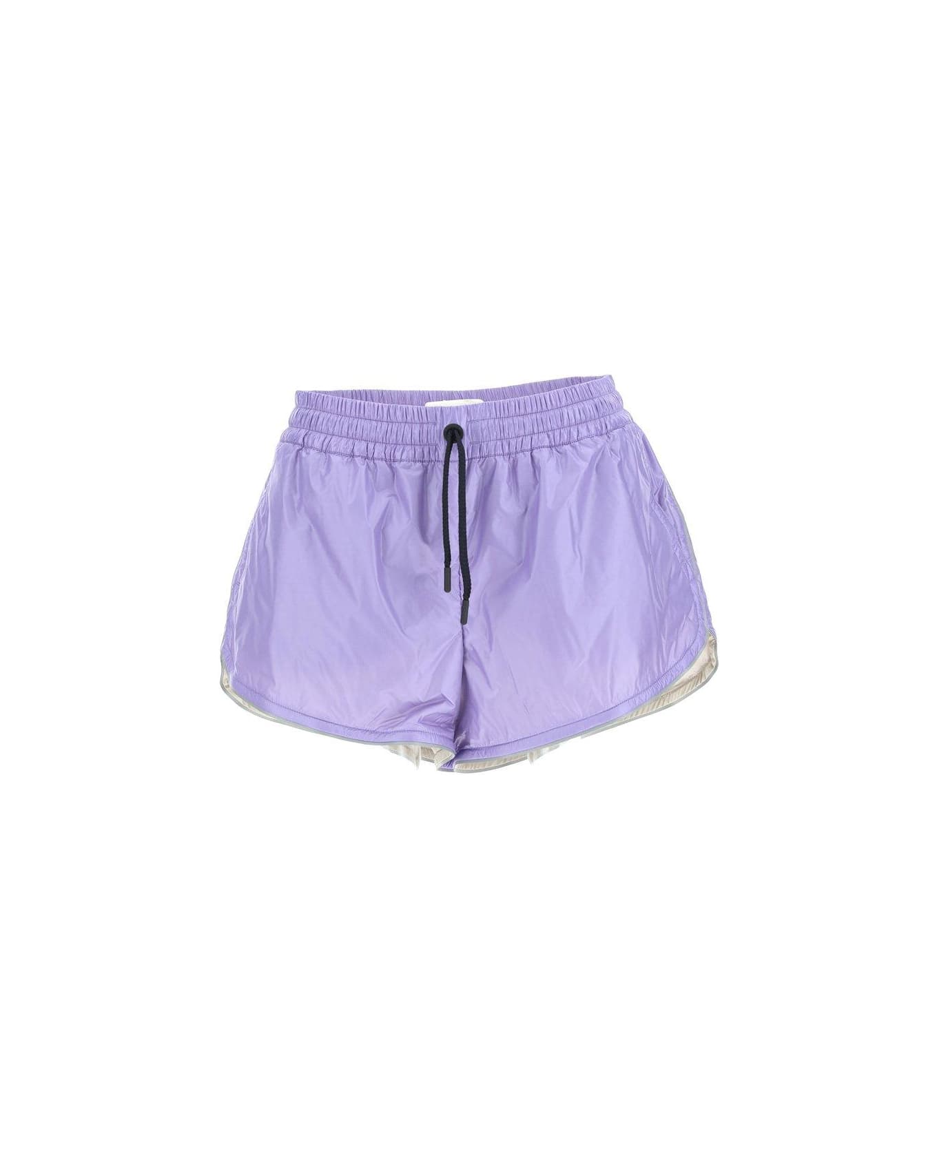 Moncler Grenoble Drawstring Shorts - Purple
