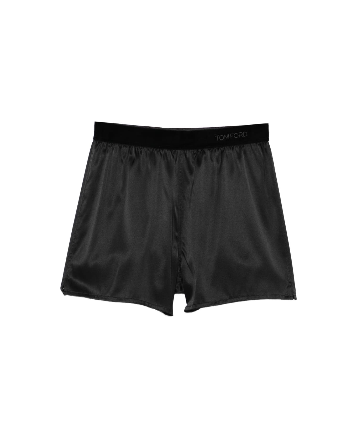 Tom Ford Silk Pajama Shorts - Black