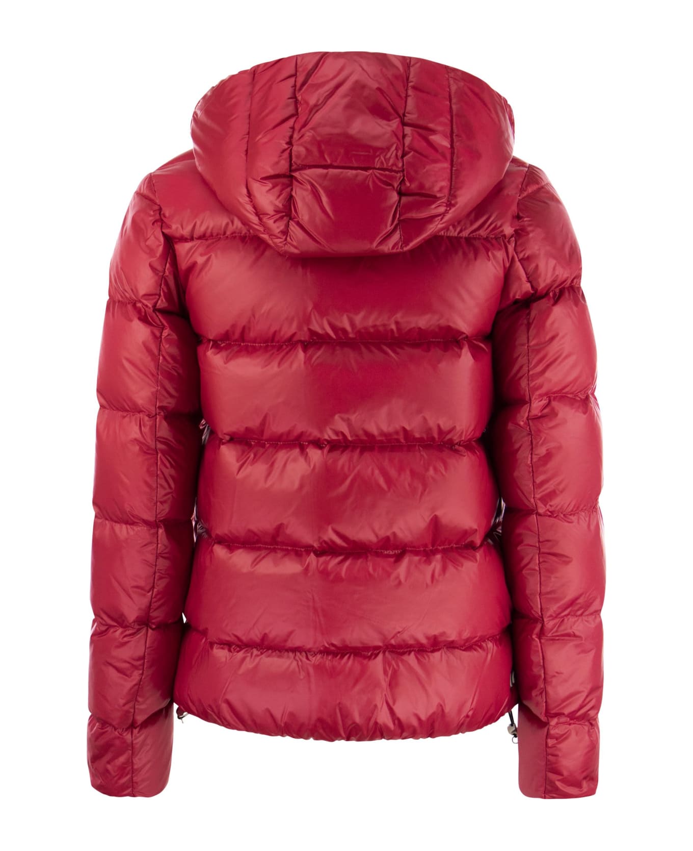 Colmar Down Jacket With Detachable Hood - Red
