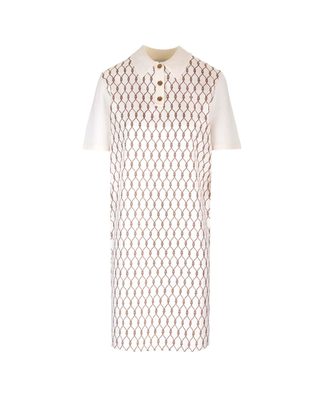 Tory Burch Short-sleeved Polo Dress - Multicolor